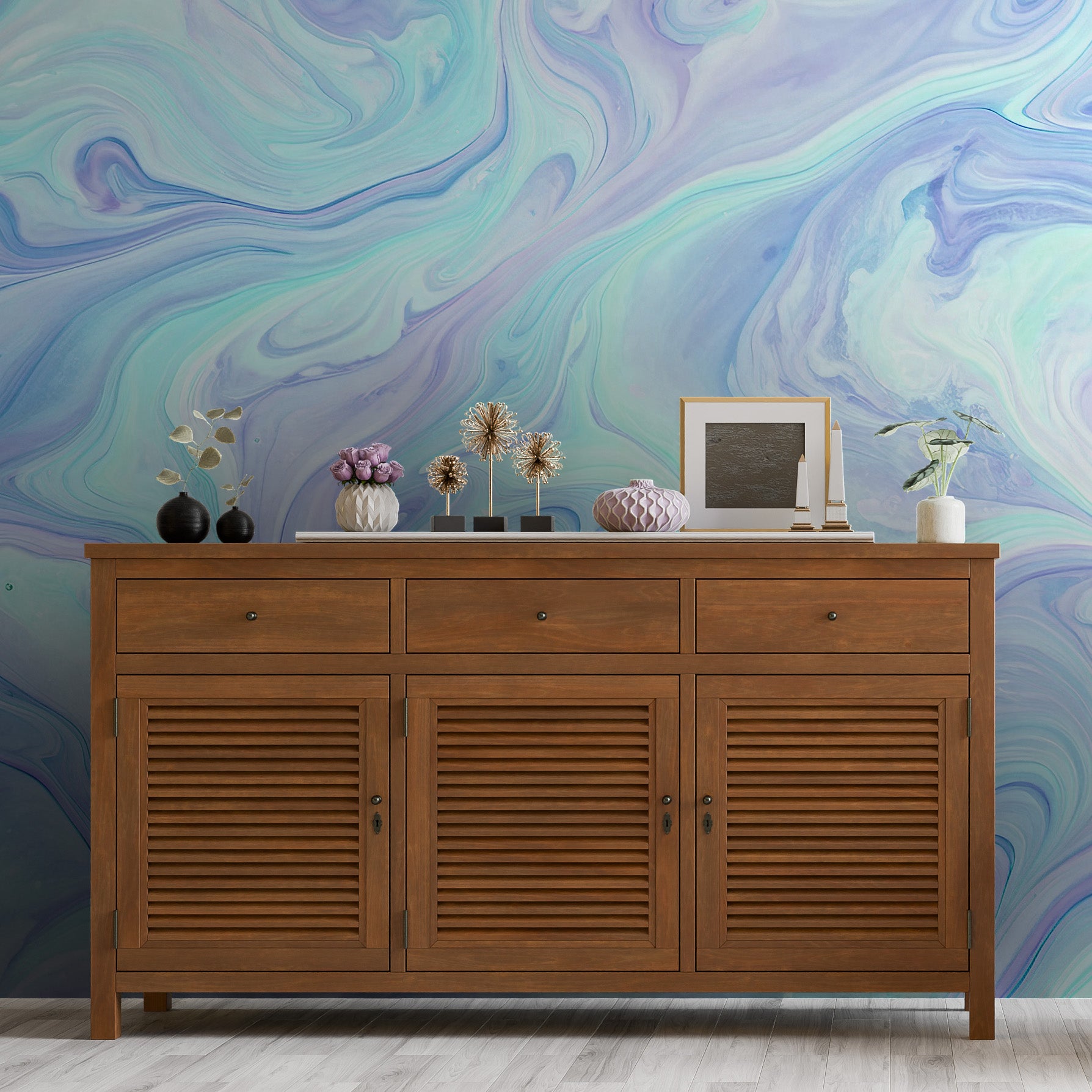 Dreamy Amethyst Mural