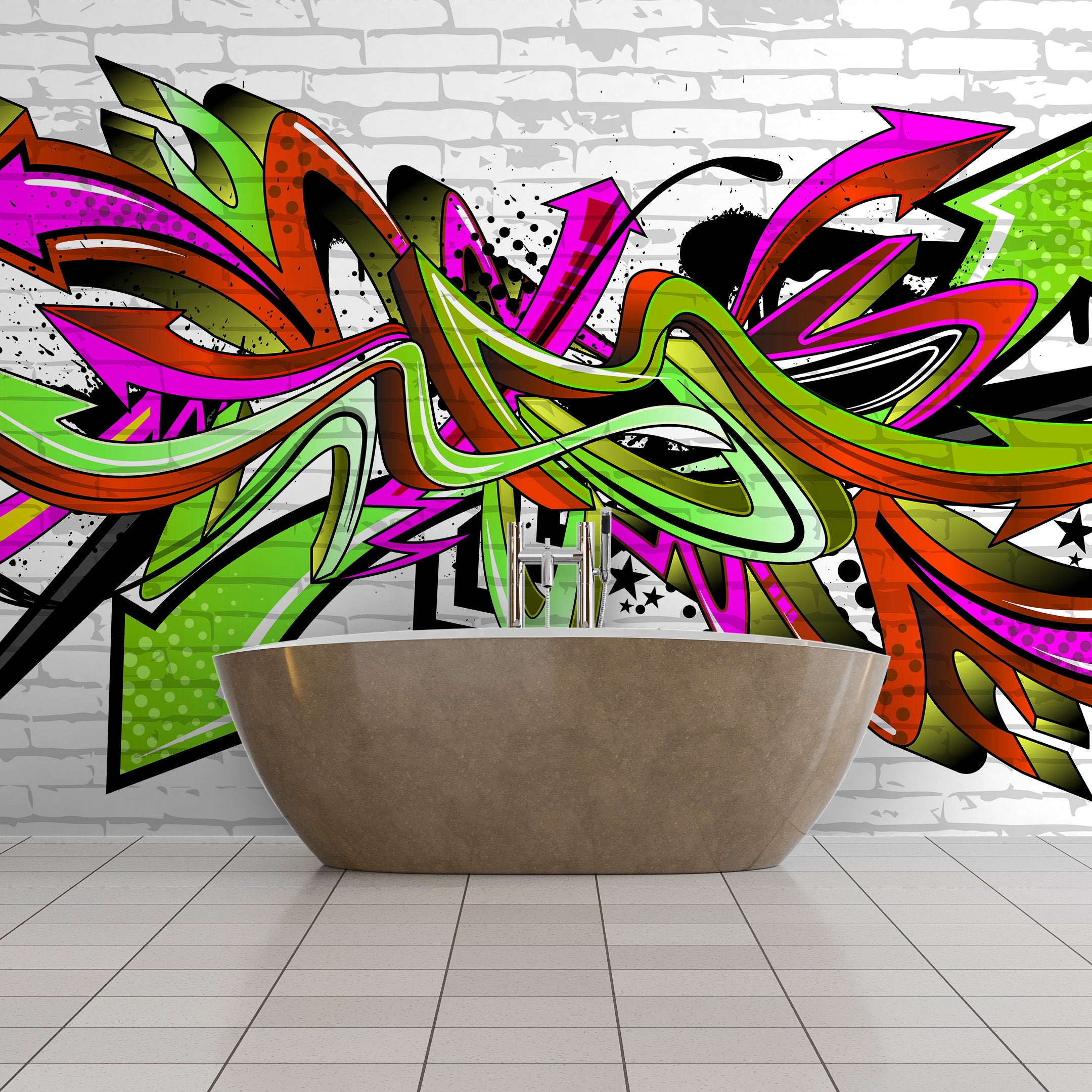 Urban Velocity - Graffiti Arrow Mural