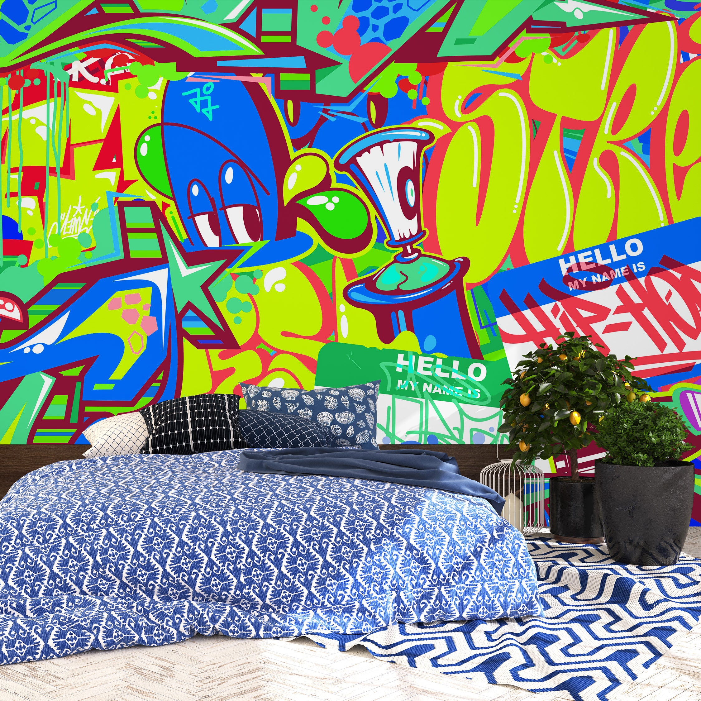 Tag & Spark - Hip-Hop Hues Mural