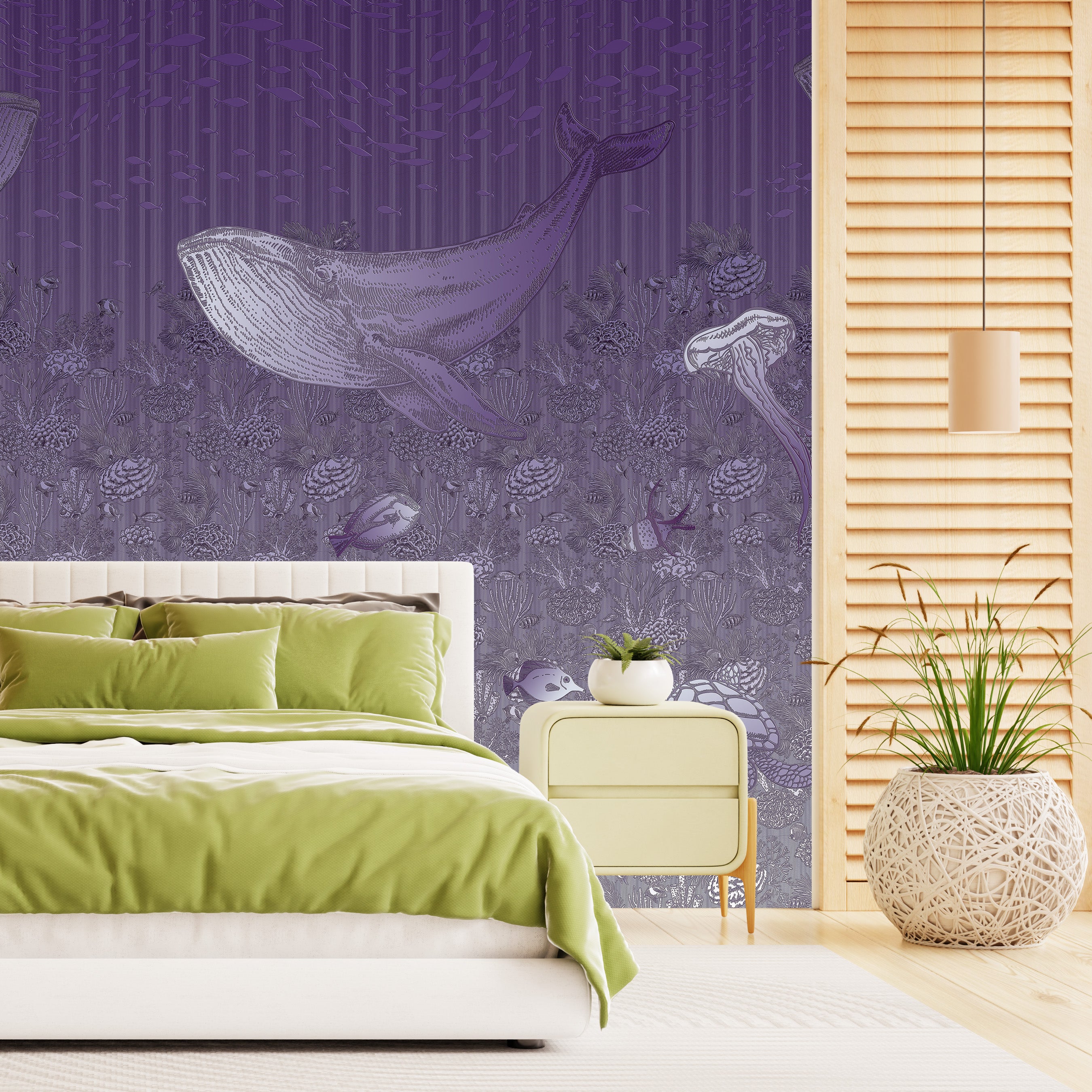 3D Whale Watch - Printed Mural