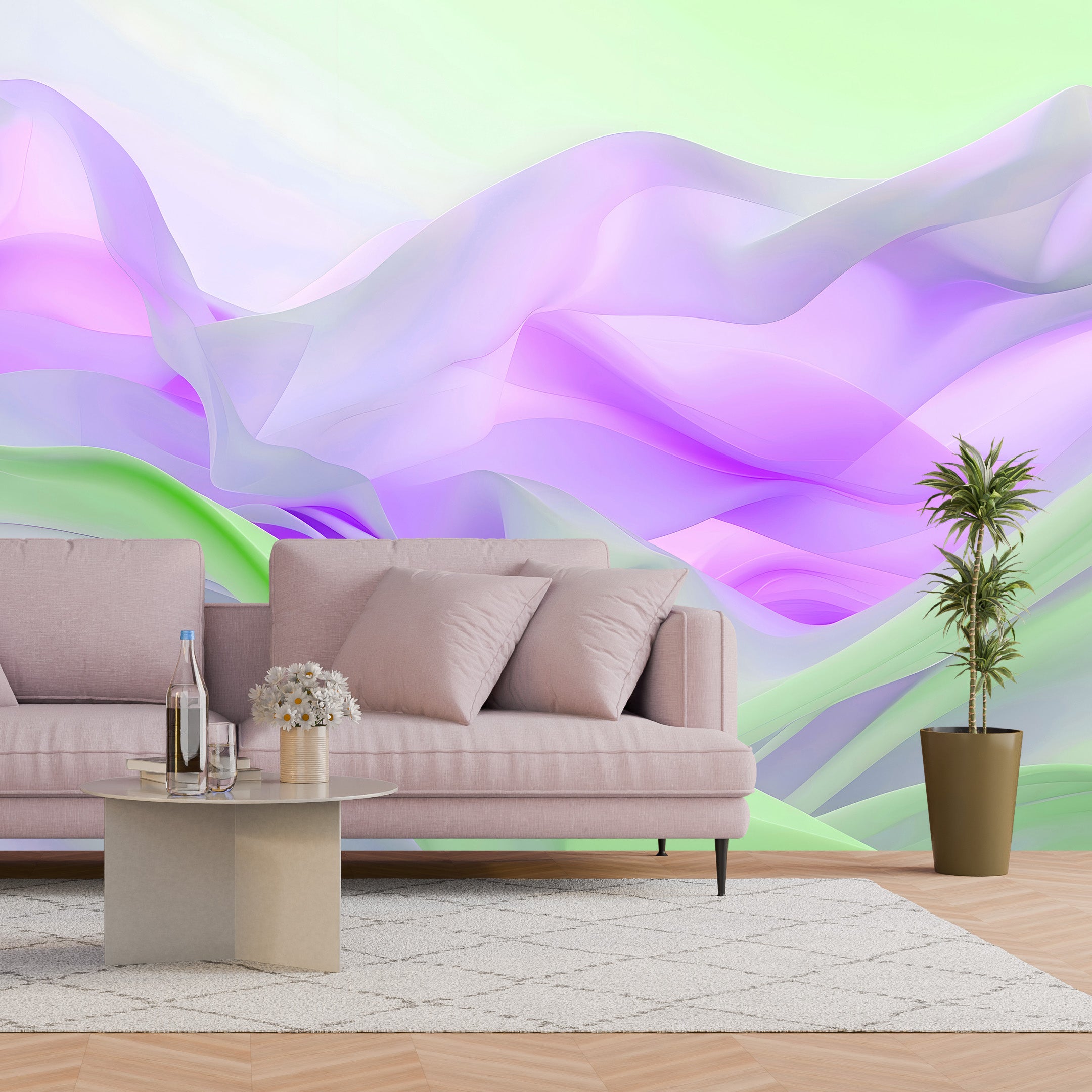 Clouded Serenity Mural