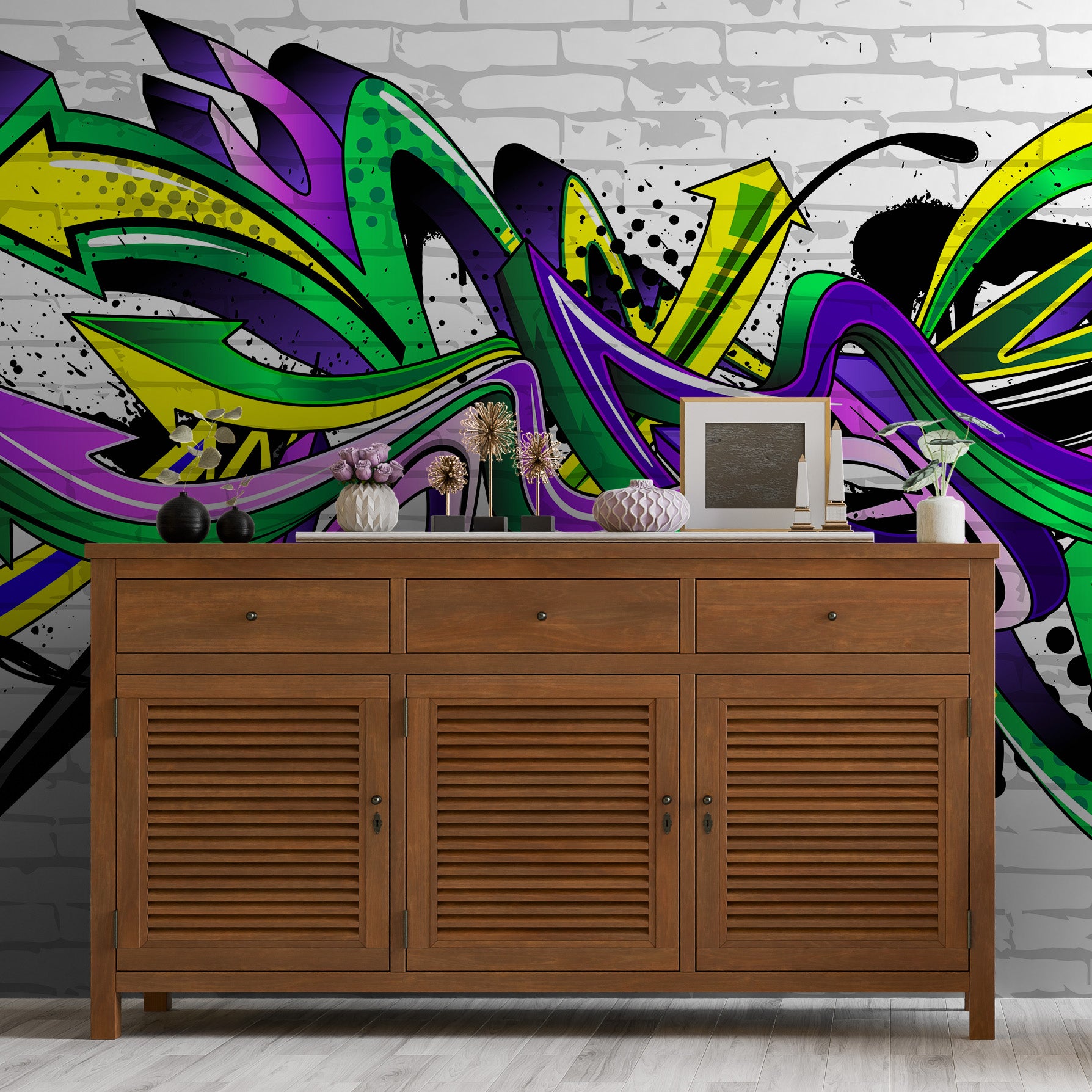 Urban Velocity - Graffiti Arrow Mural
