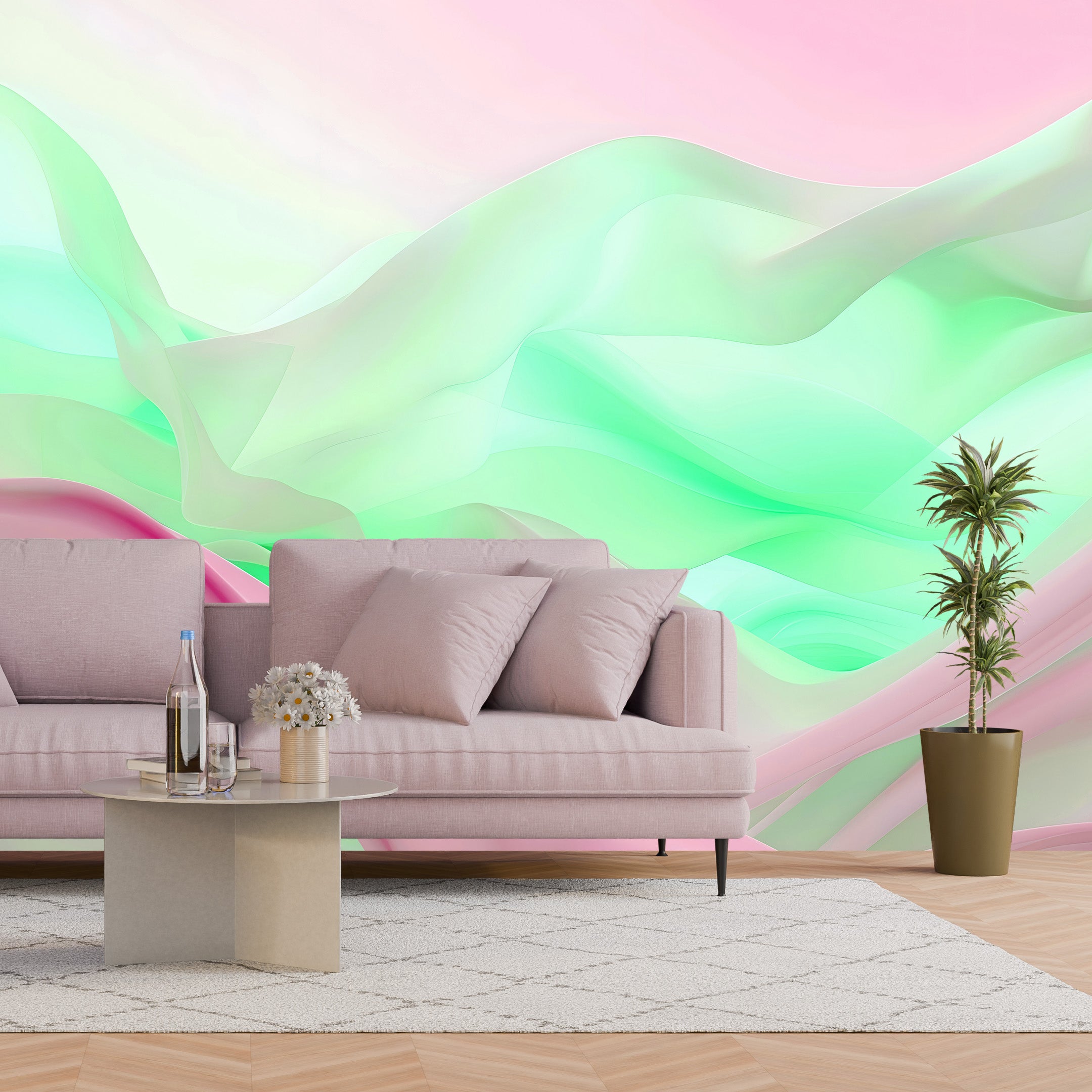 Clouded Serenity Mural