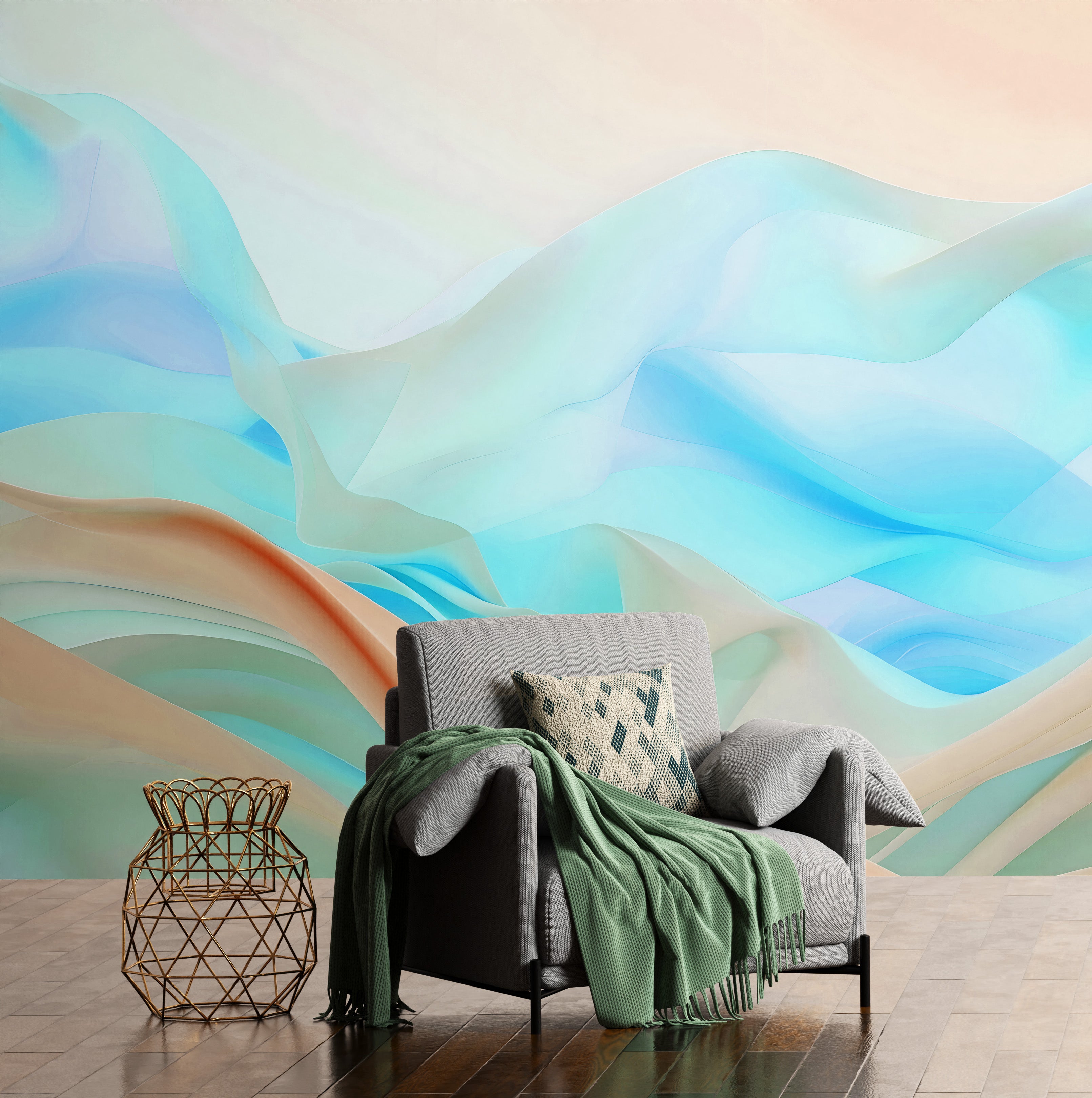 Clouded Serenity Mural