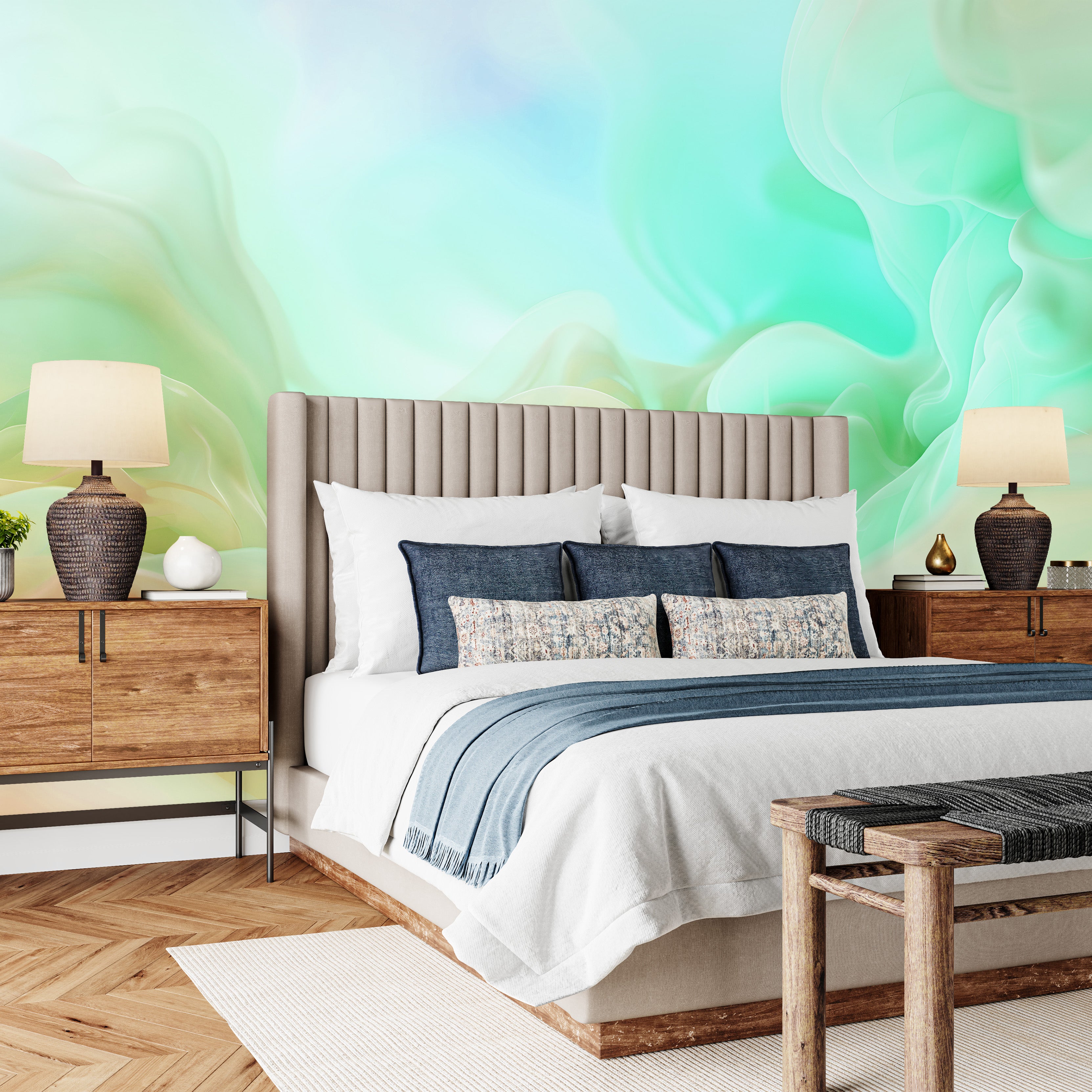 Chromatic Clouds Mural