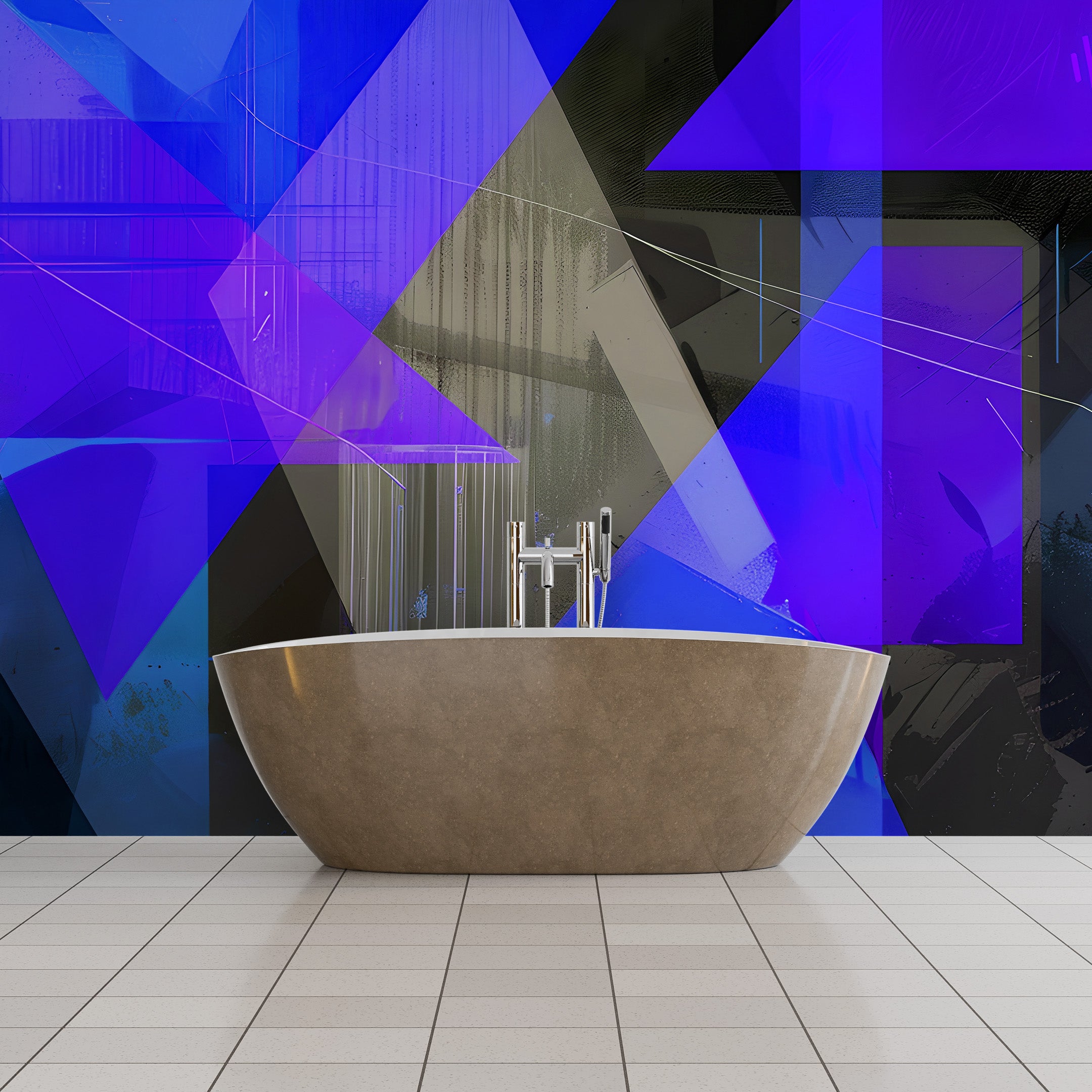 Fractured Forms Mural