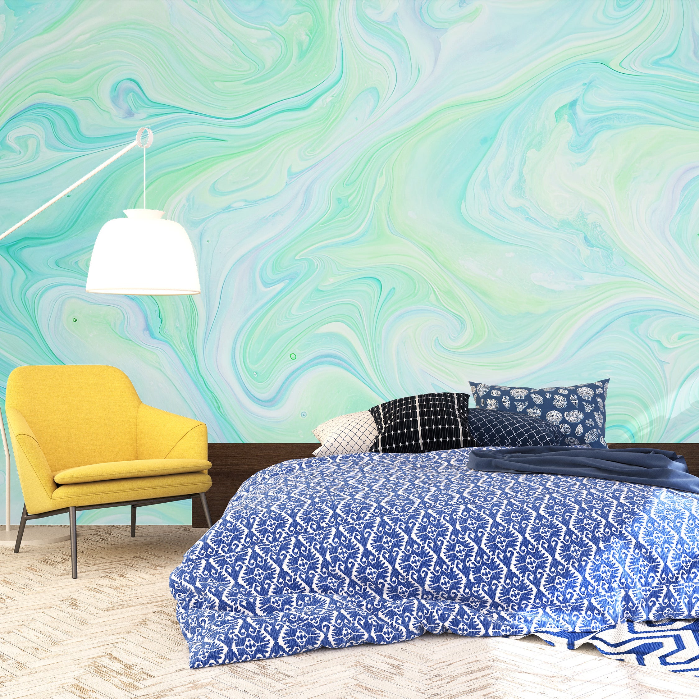 Dreamy Amethyst Mural