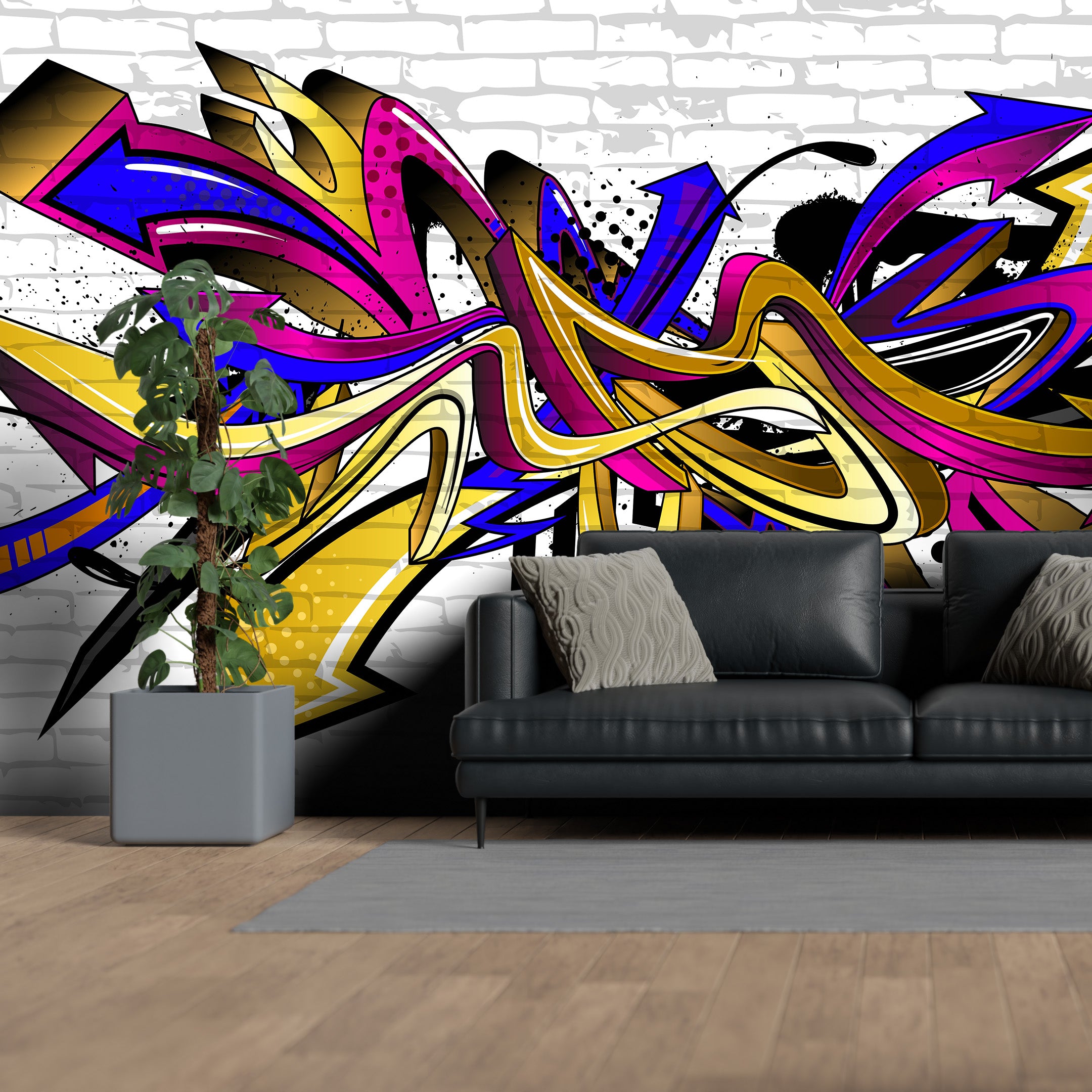 Urban Velocity - Graffiti Arrow Mural