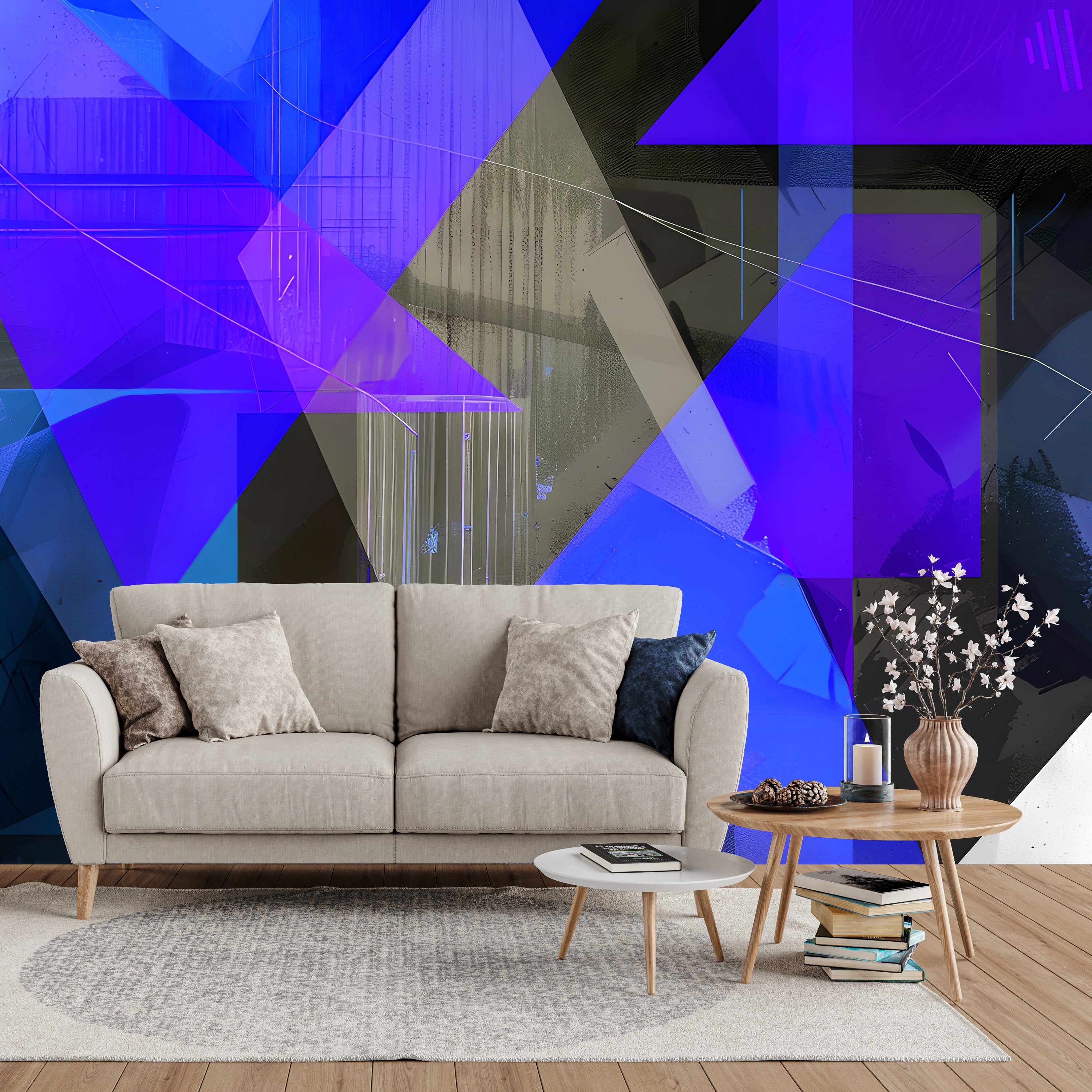 Fractured Forms Mural