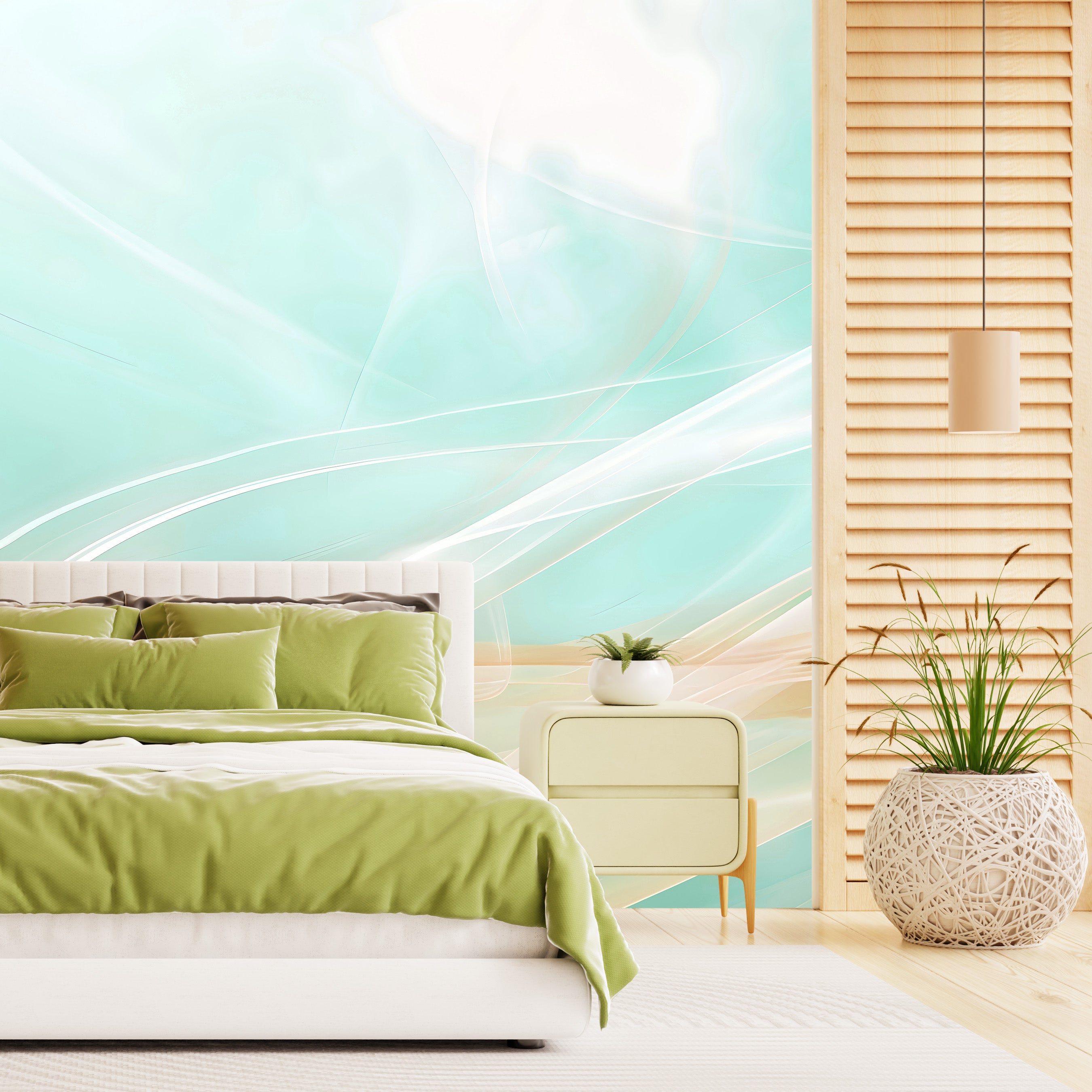 Spectral Swirls Mural