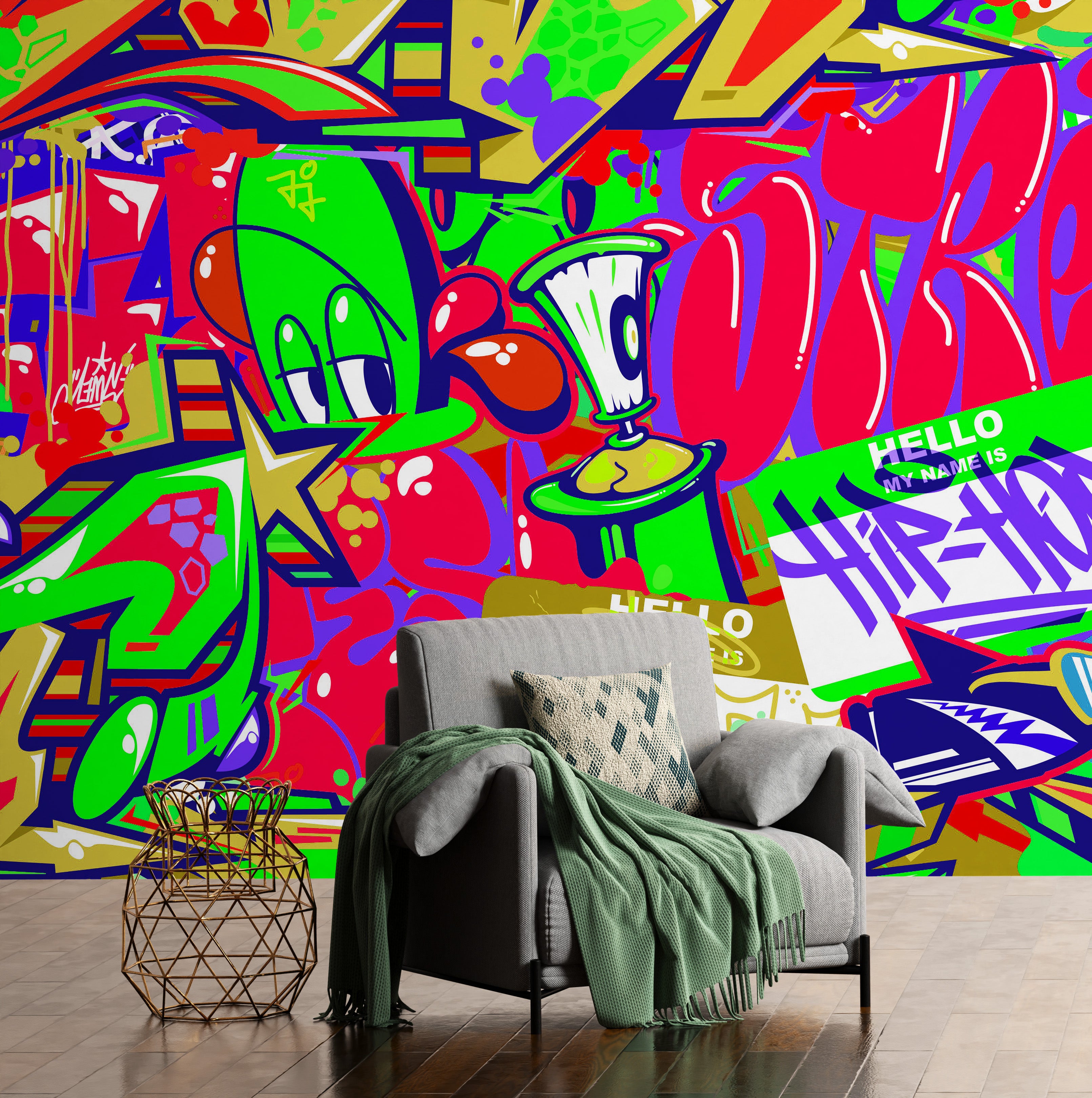 Tag & Spark - Hip-Hop Hues Mural