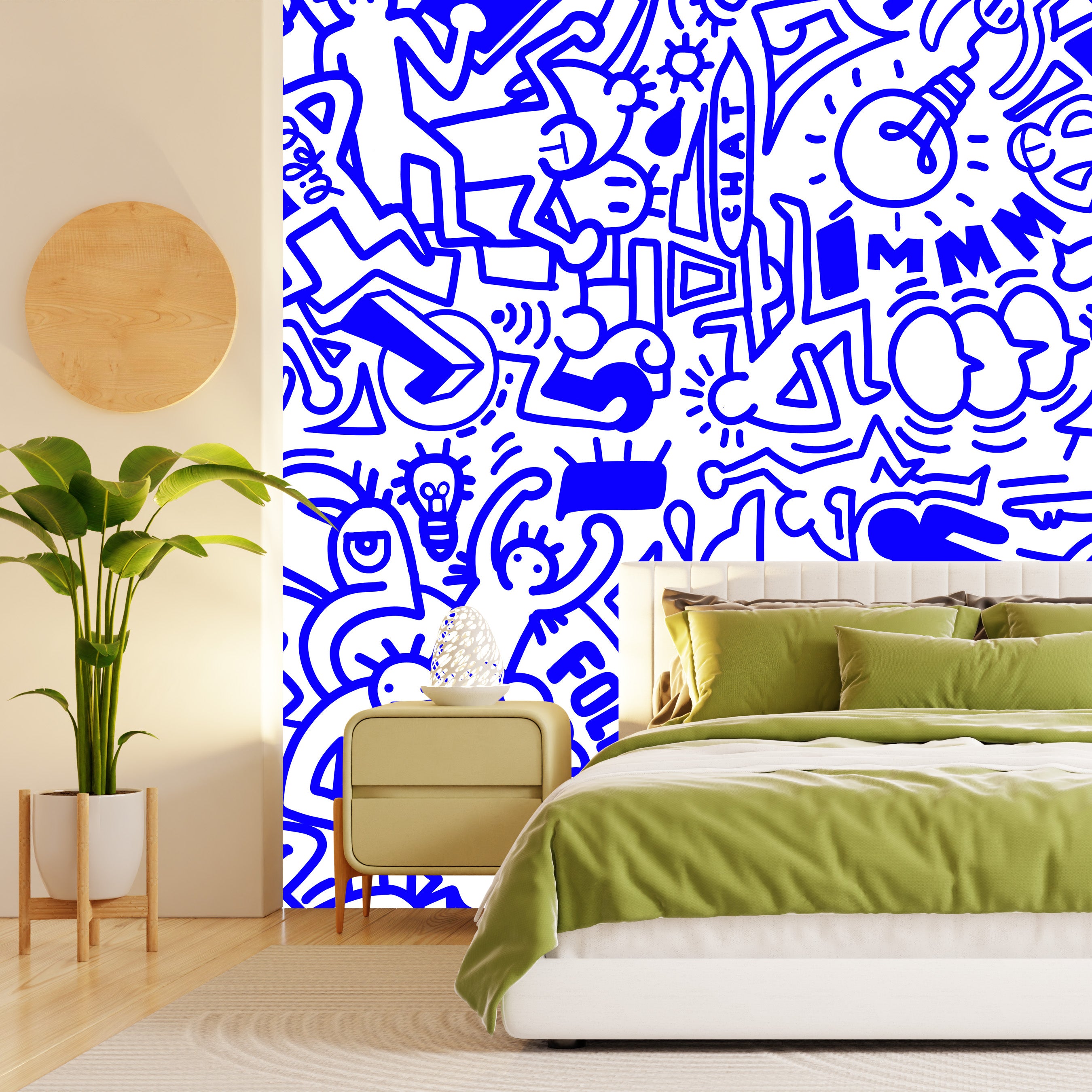 Ink Sketch Playground Mural
