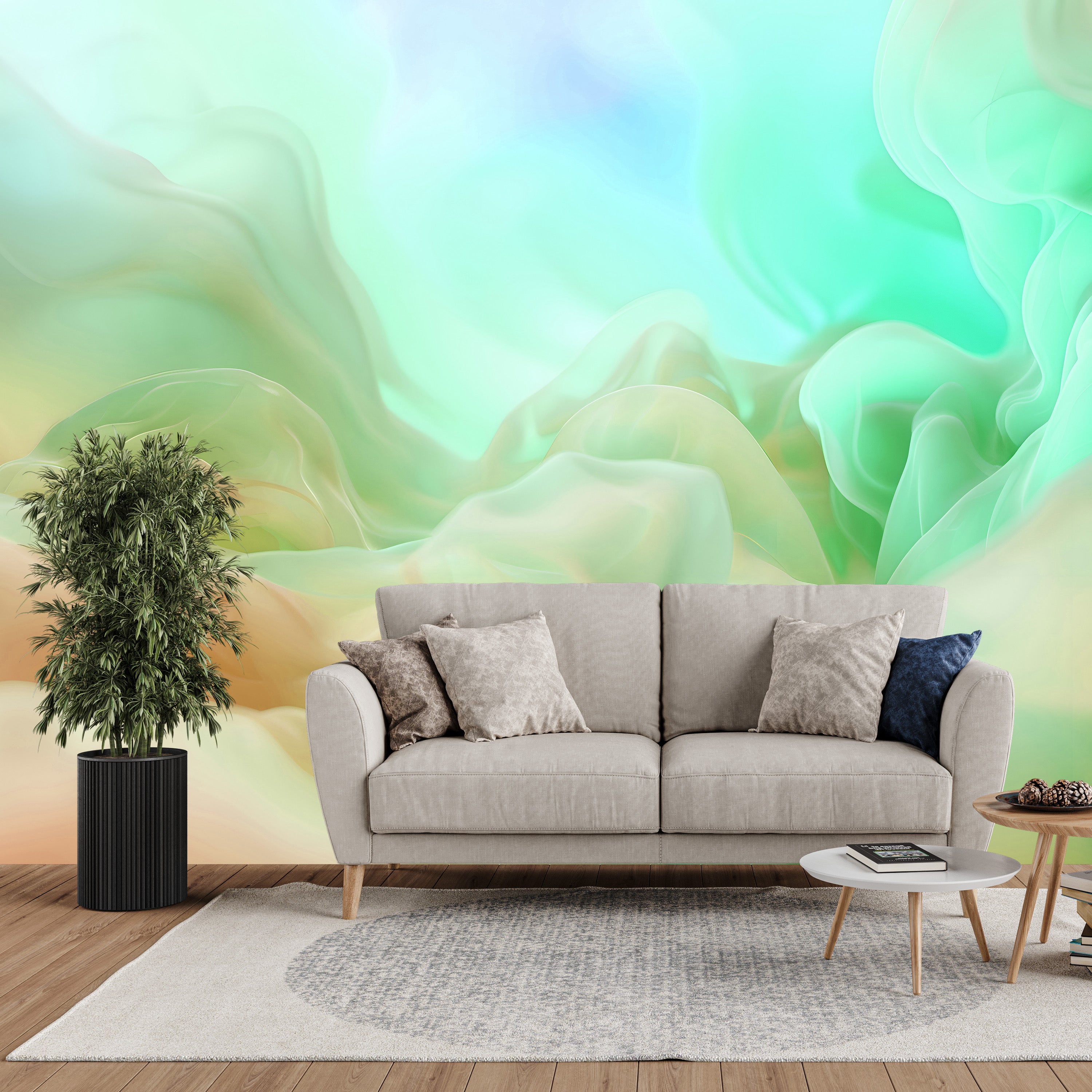 Chromatic Clouds Mural