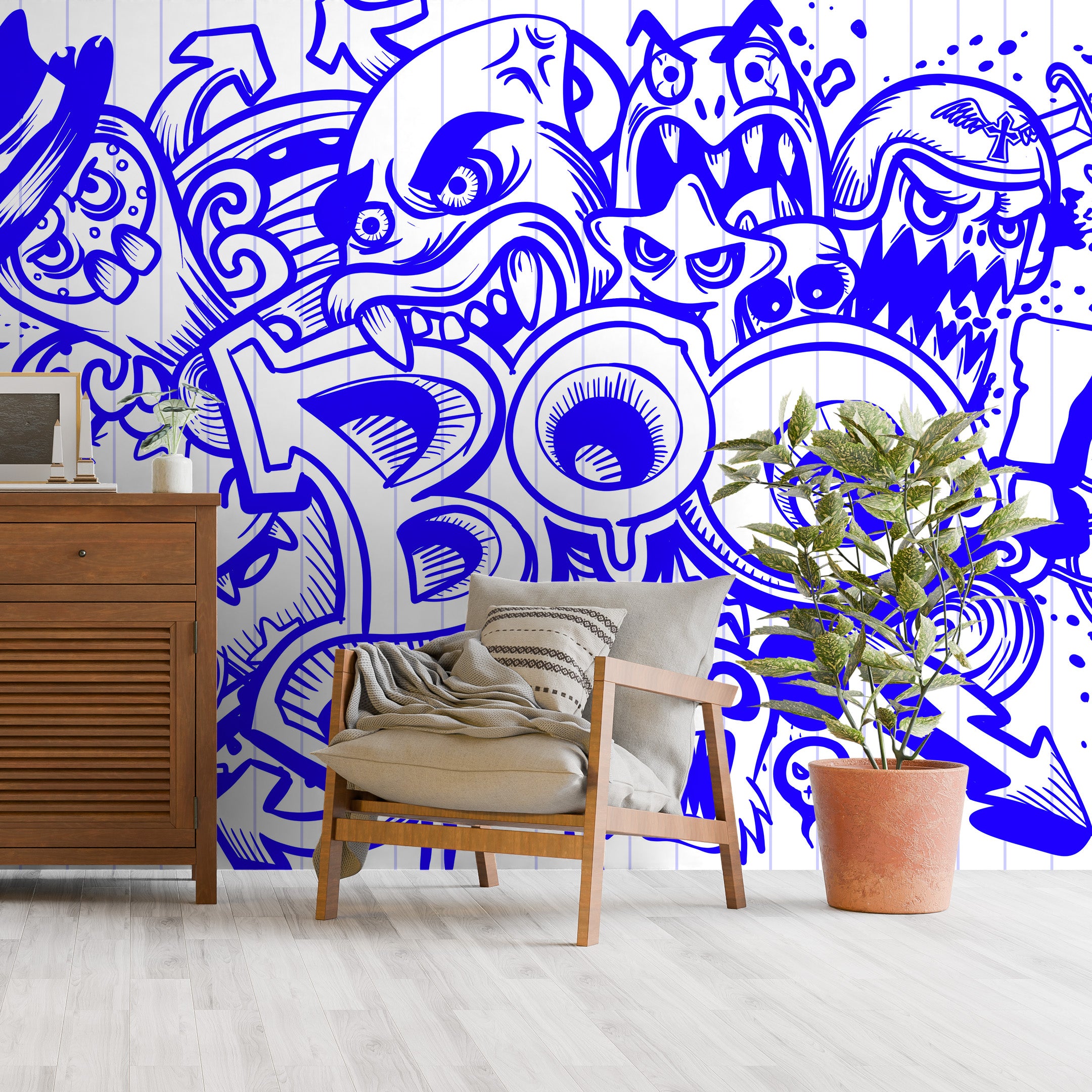 Scribble Spirits Expression Mural