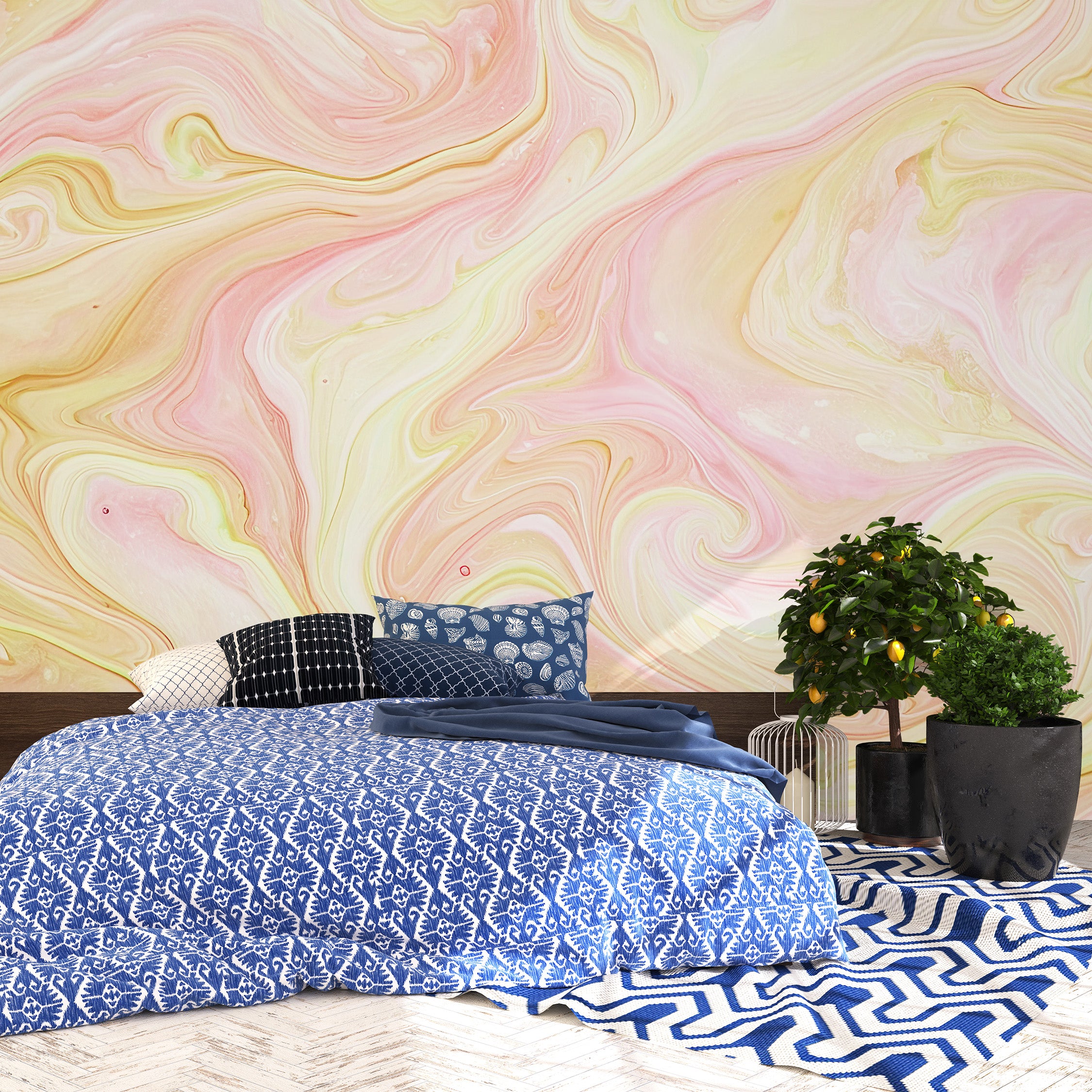 Dreamy Amethyst Mural