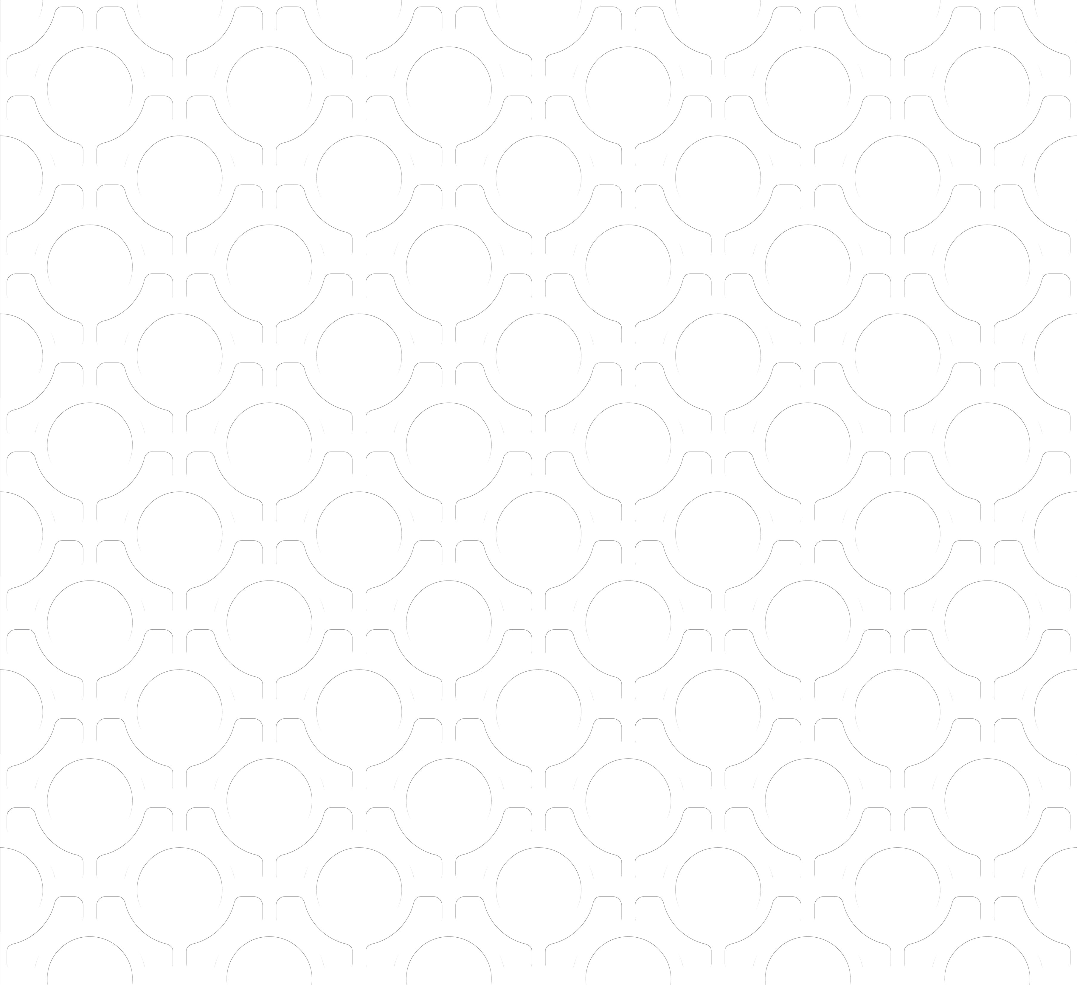 3D Modern Orbit Grid - Paintable Wallpaper