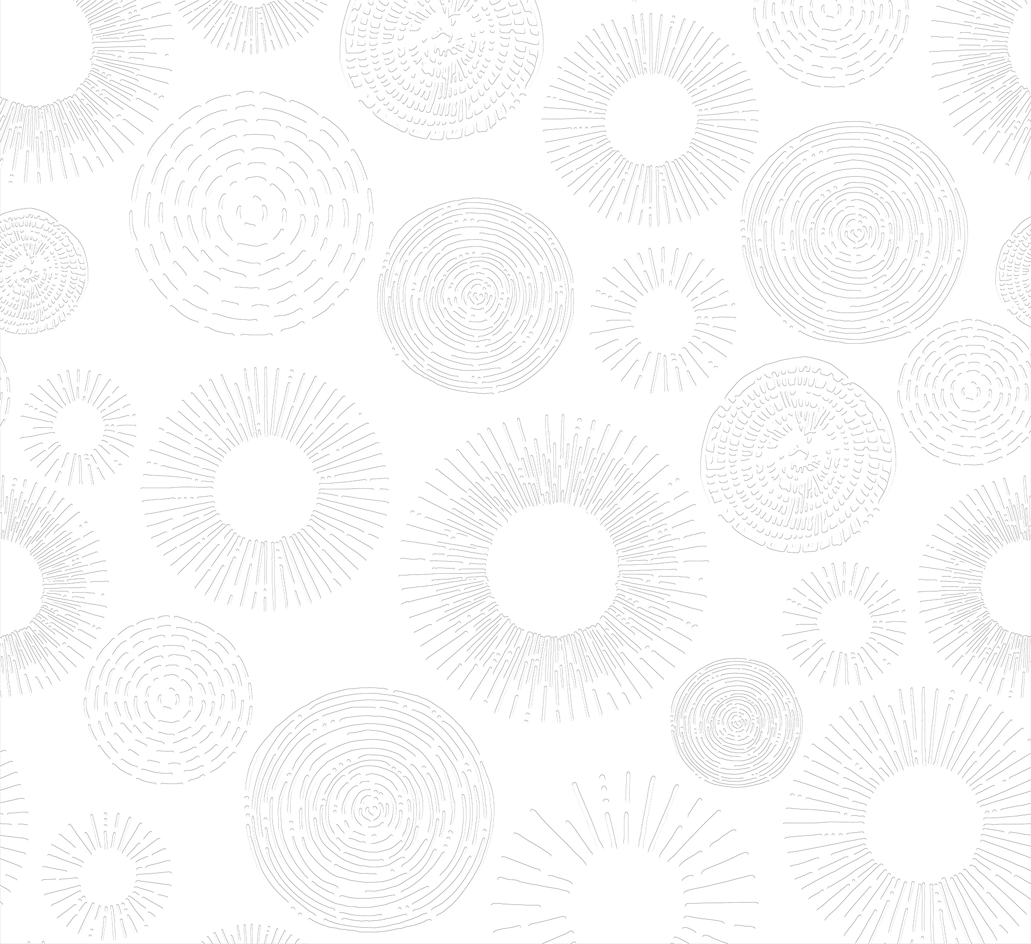 3D Sunburst Galaxy - Paintable Mural