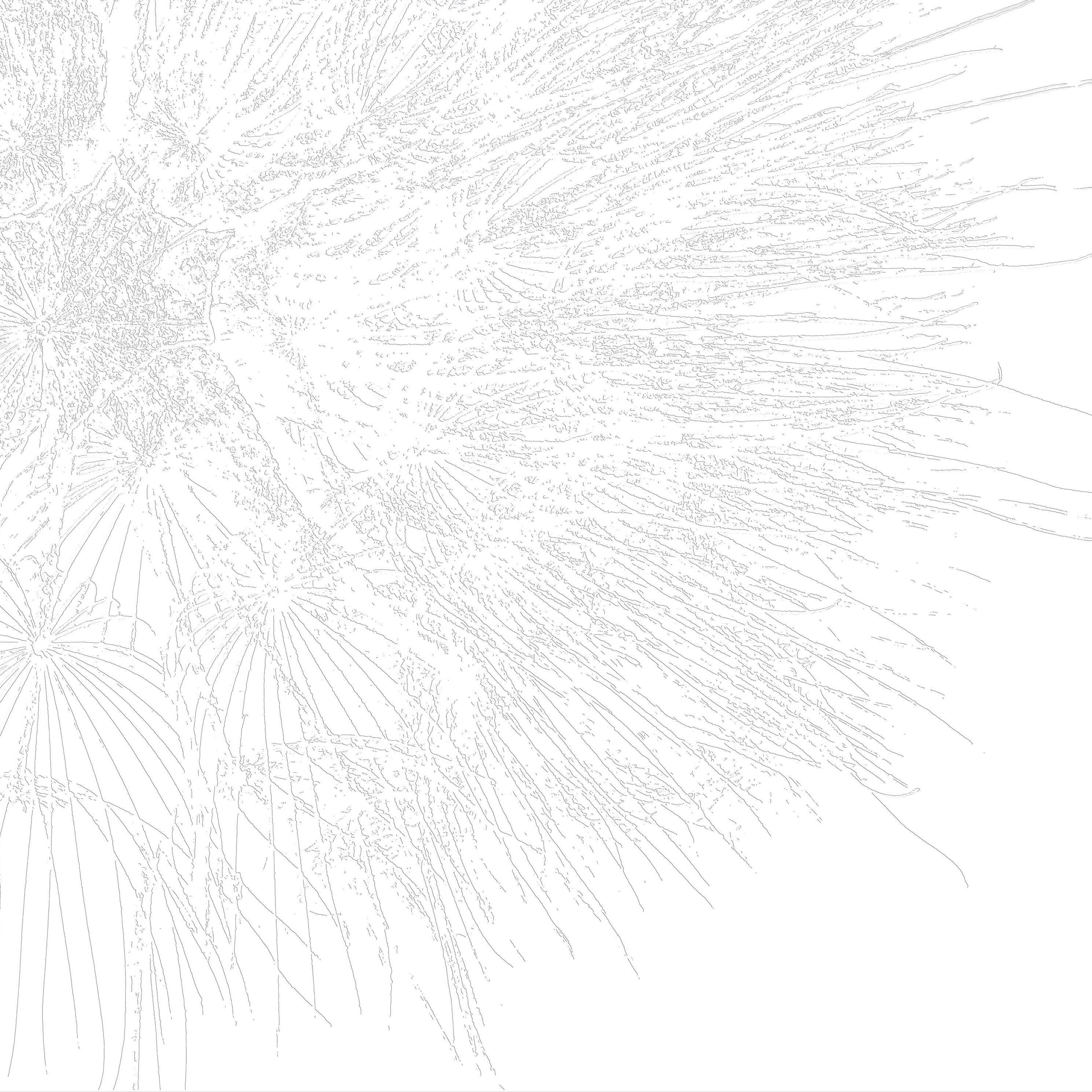 3D Ecliptic Ray - Paintable Mural