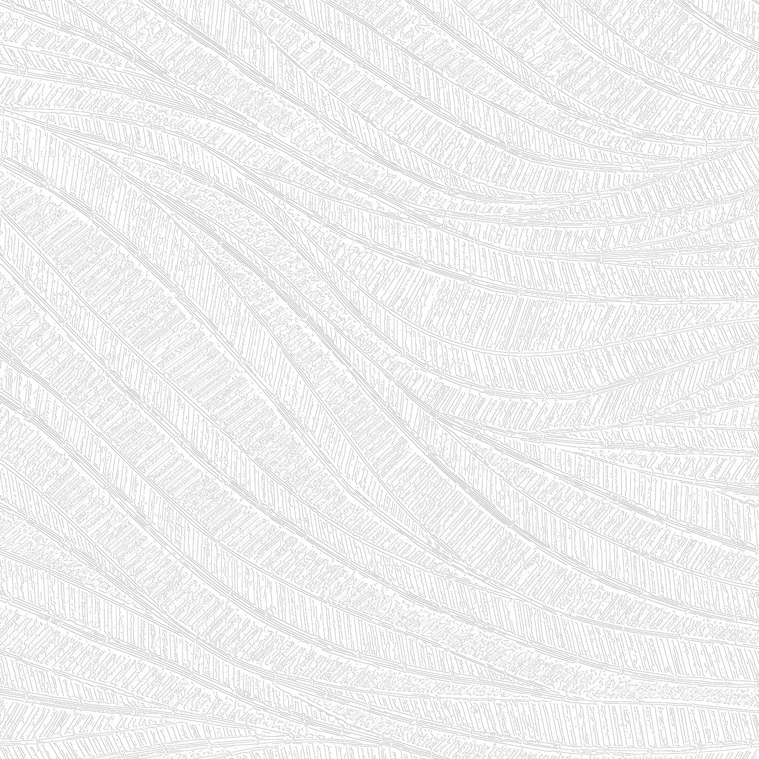 3D Combed Silk Wave - Paintable Mural