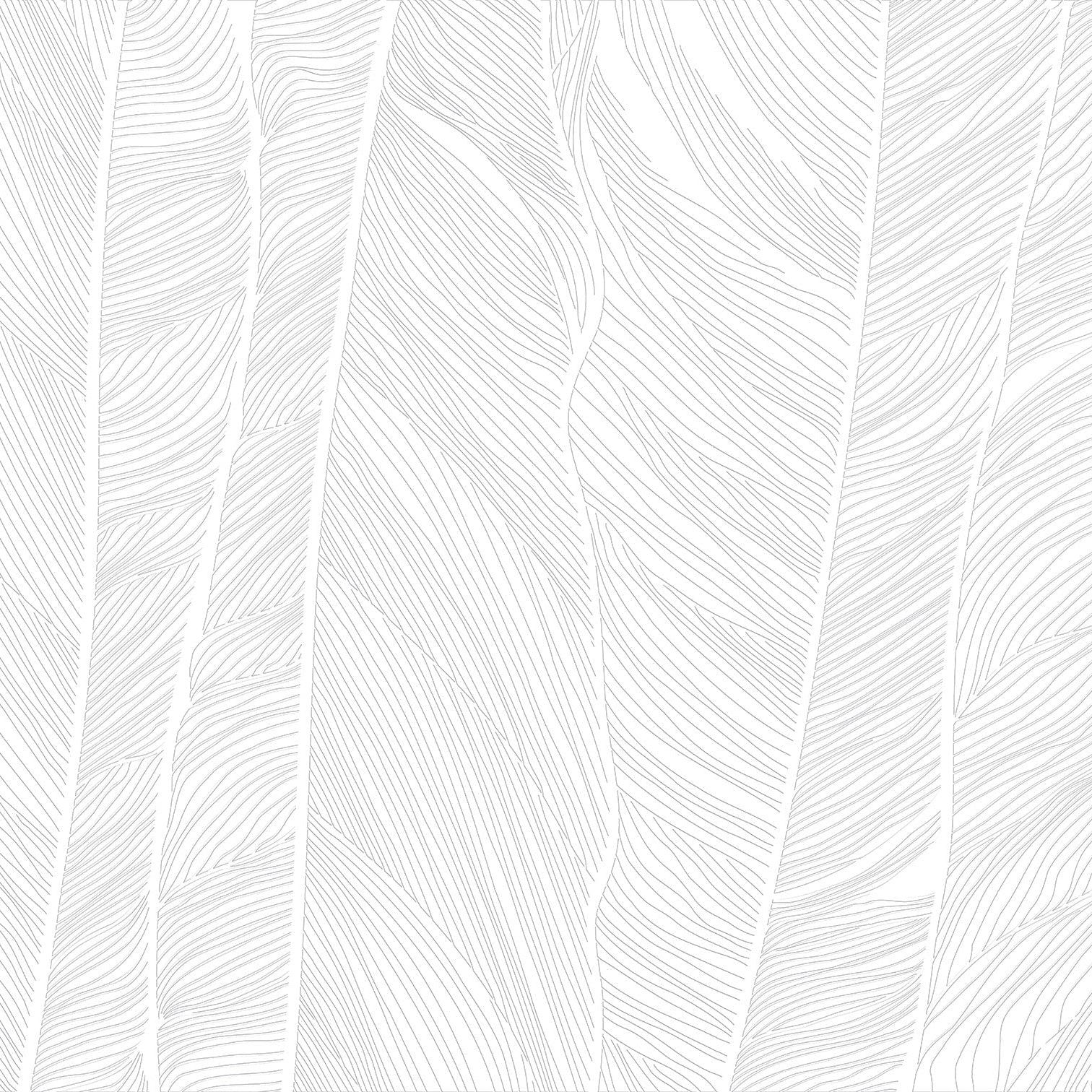 3D Cascading Reed Texture - Paintable Mural