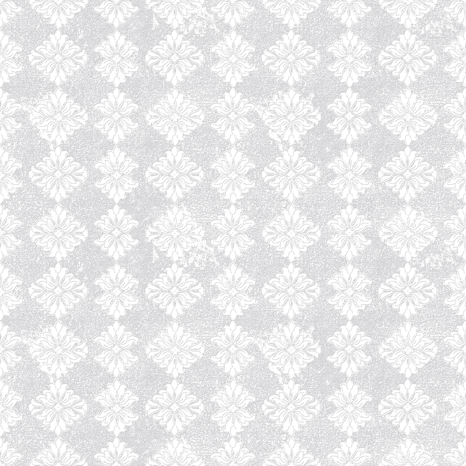 3D Victorian Garden Lattice - Paintable Wallpaper