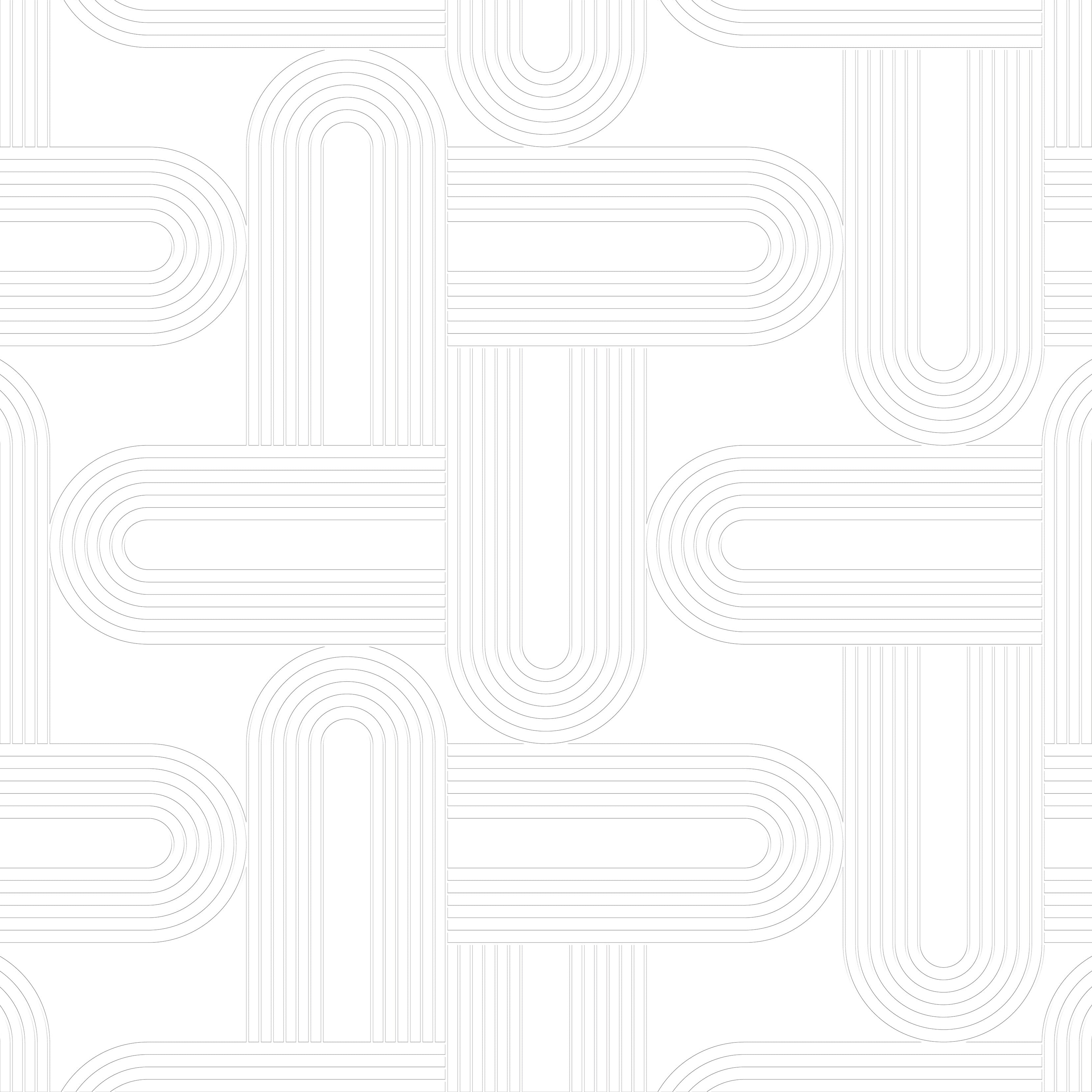 3D Nordic Capsule Sculpt - Paintable Wallpaper