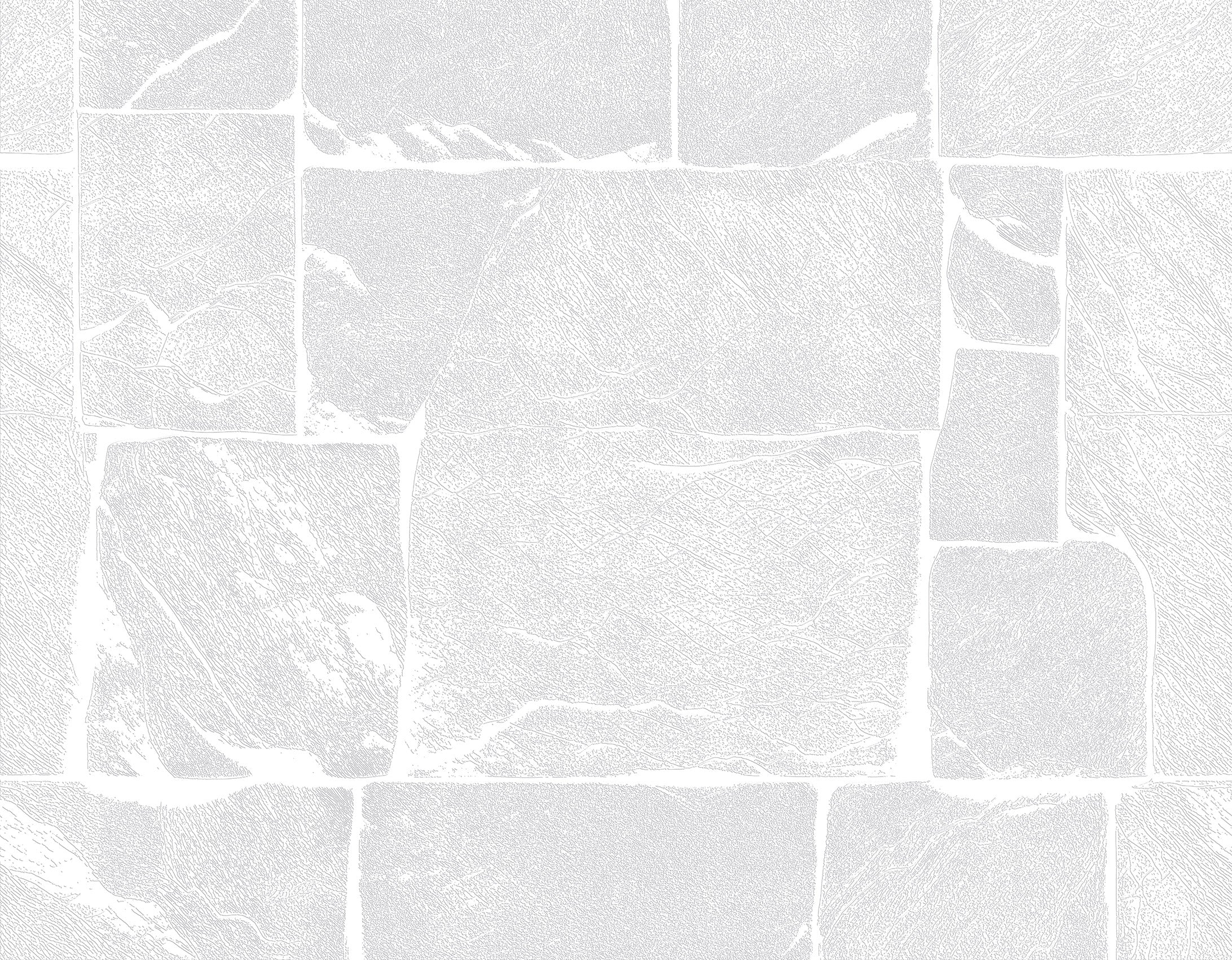 3D Heritage Sculpted Stone - Paintable Mural