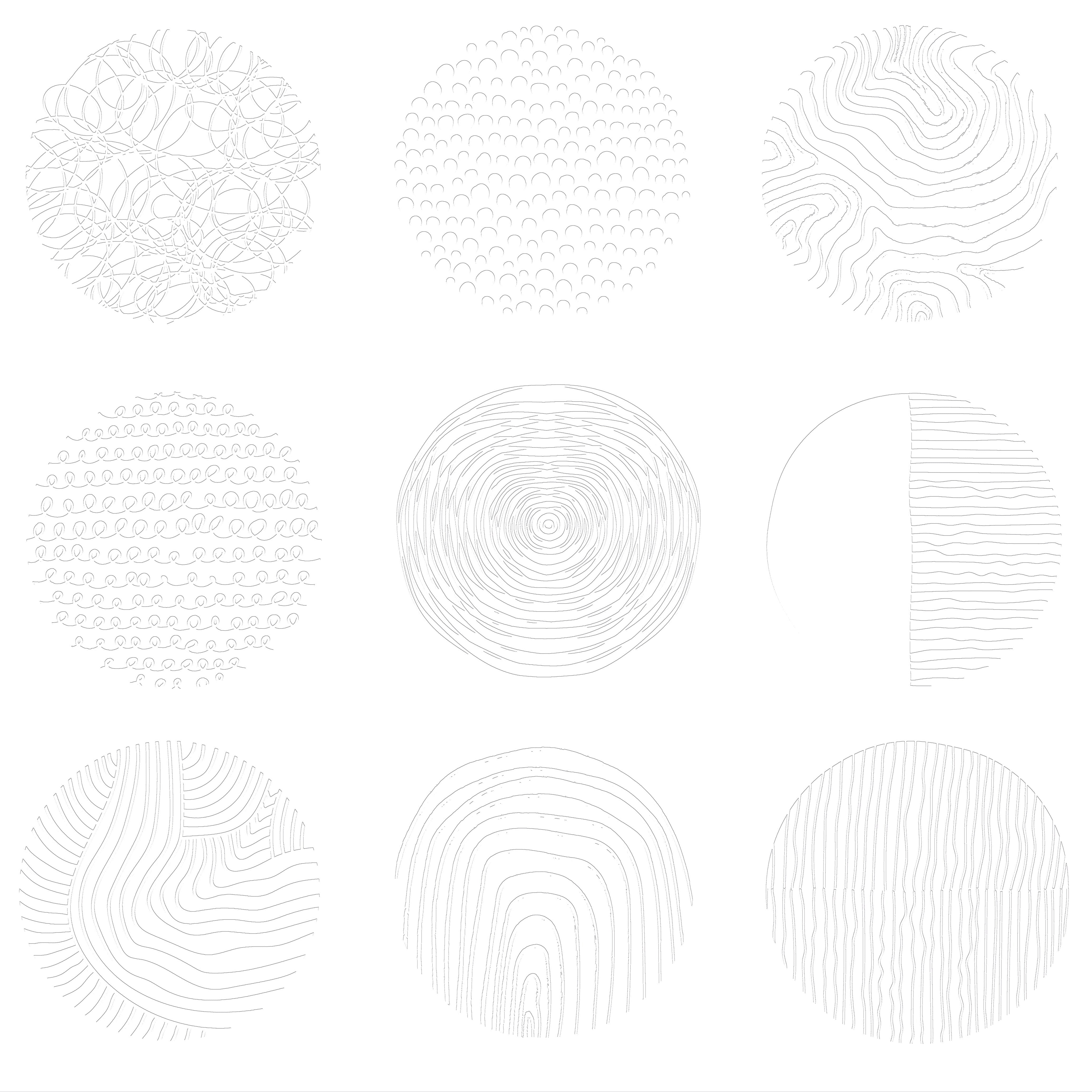 3D Nine Views Abstract - Paintable Wallpaper