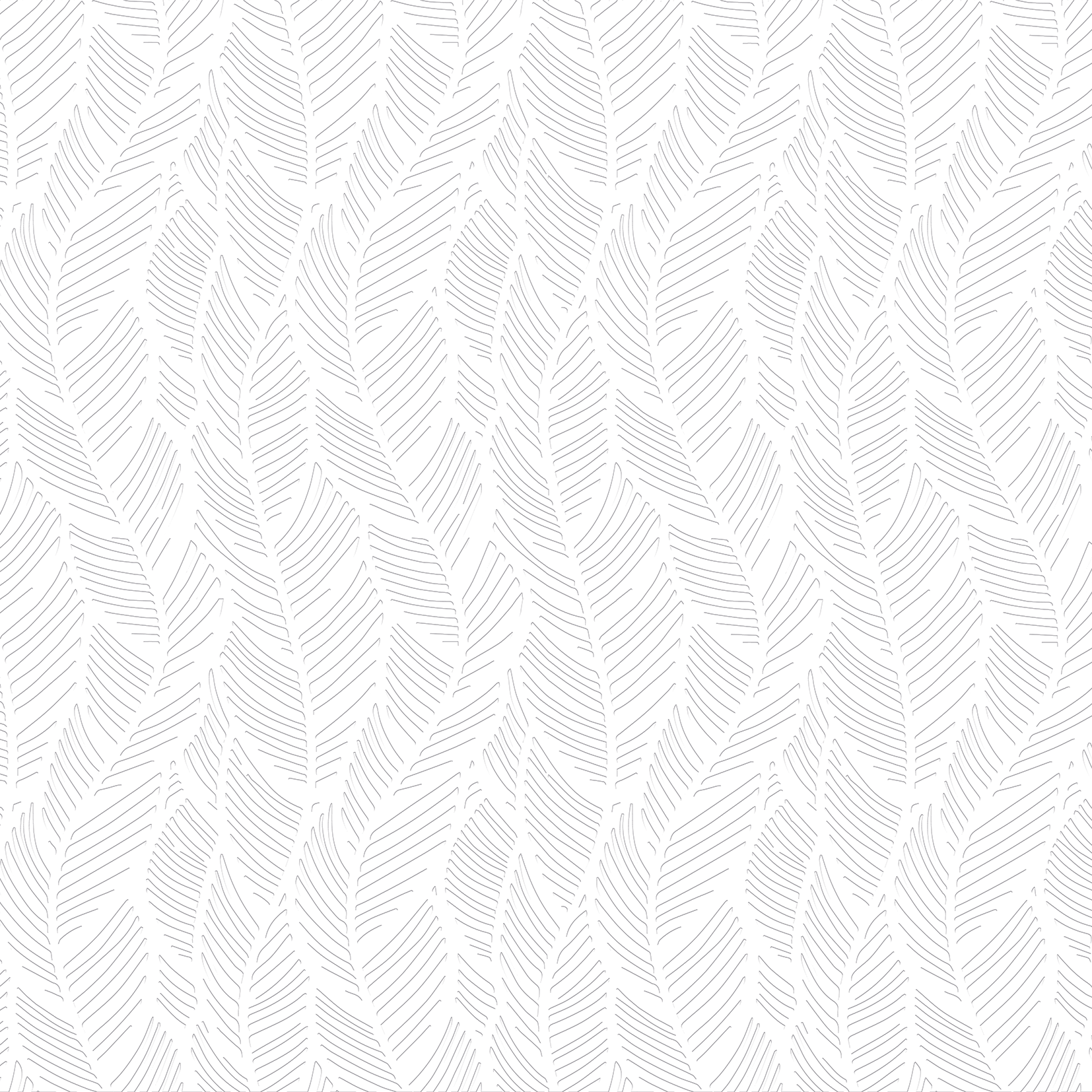 3D Tropical Frond Relief - Paintable Mural