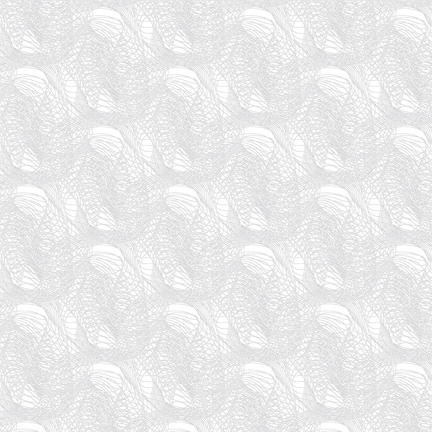 3D Baroque Swirl Relief - Paintable Mural