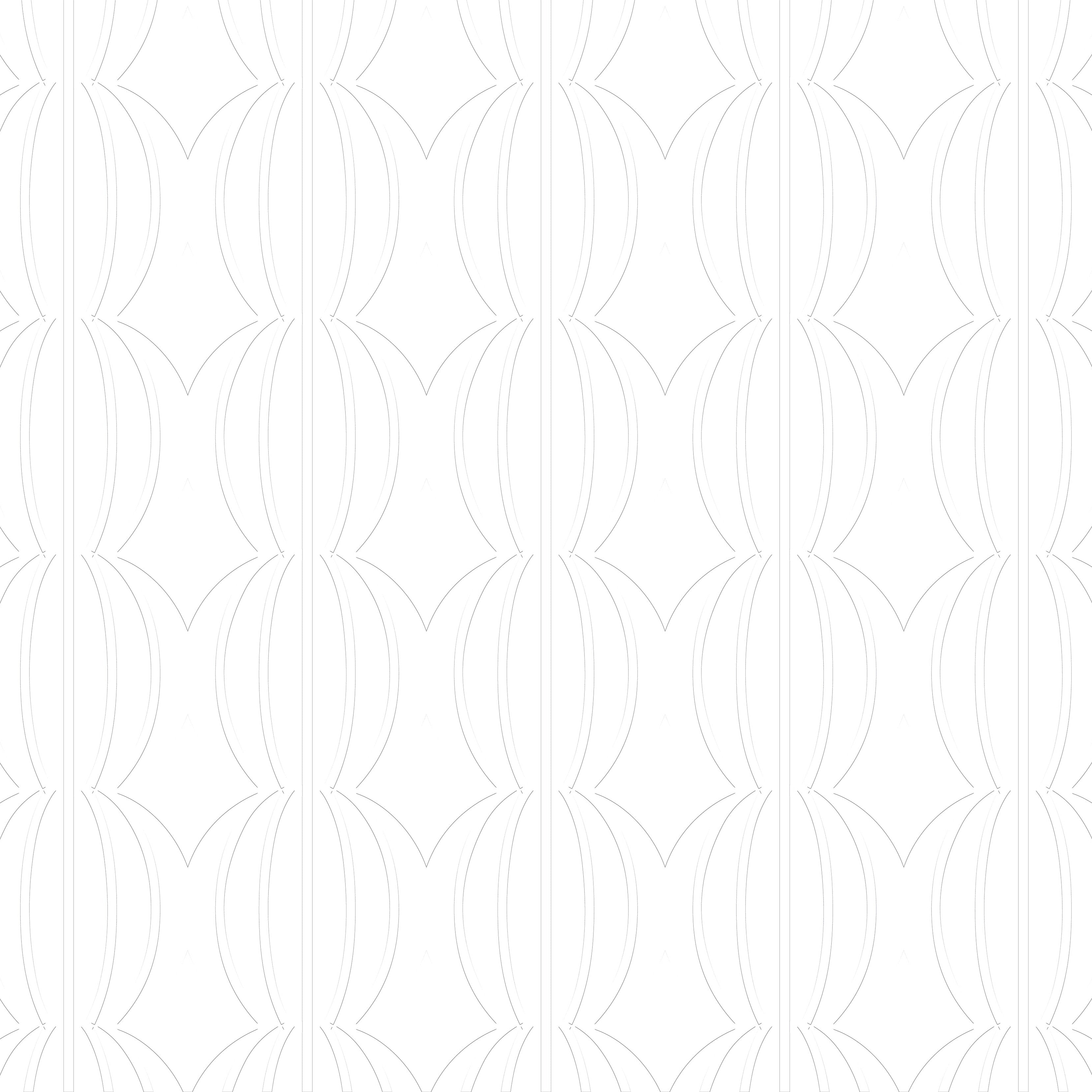 3D Geometric Halo Mesh - Paintable Wallpaper