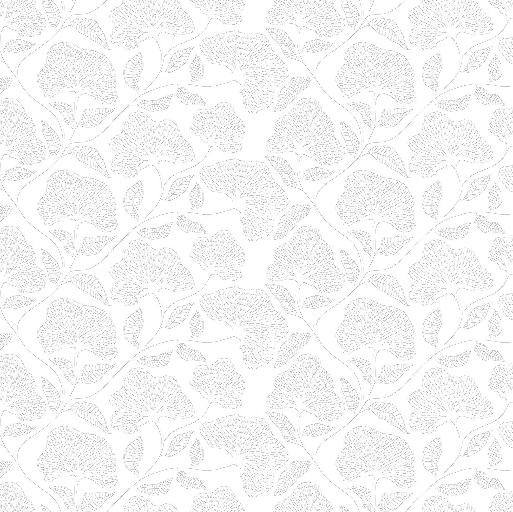 3D Wandering Willow Bloom - Paintable Wallpaper