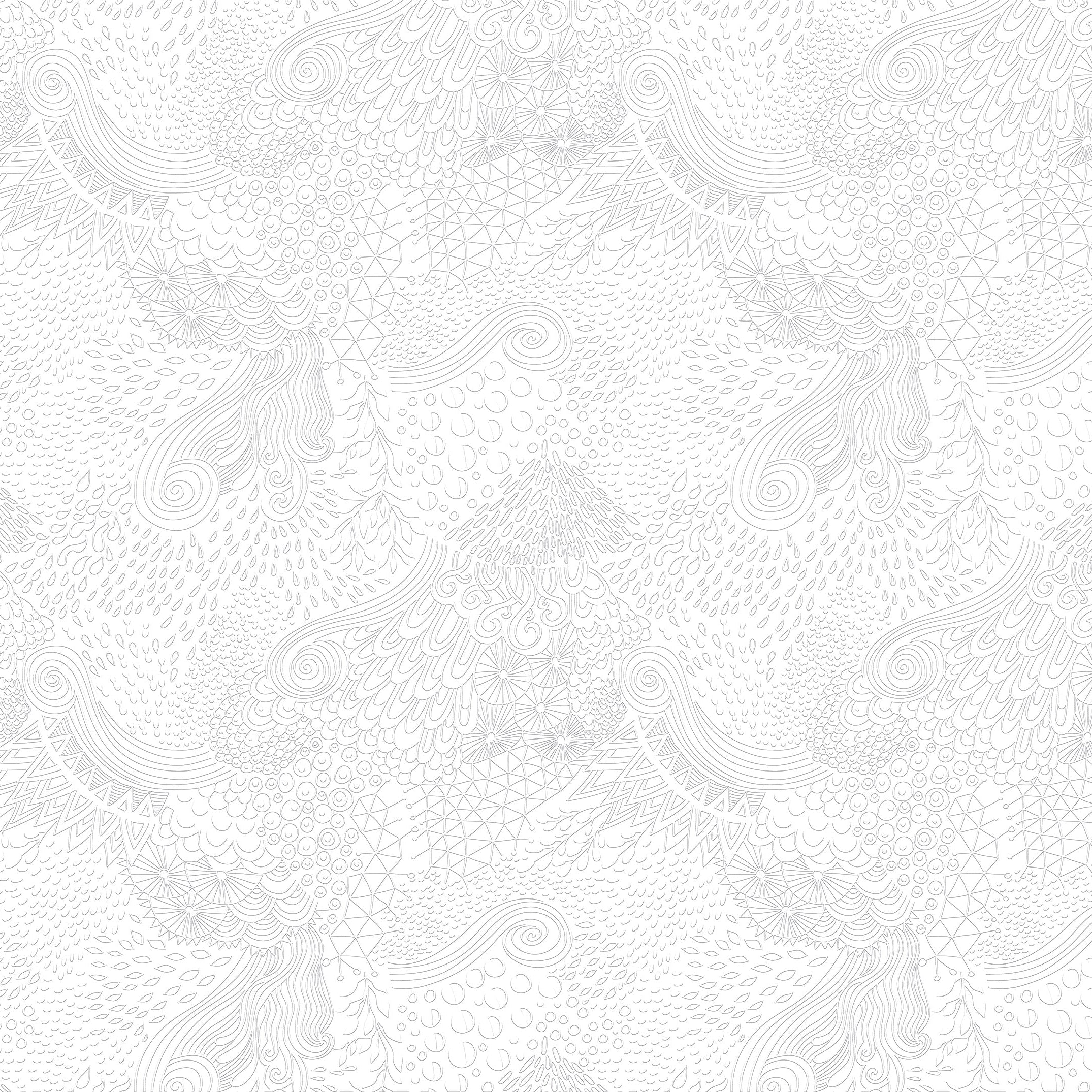 3D Artisan Raindrops - Paintable Wallpaper