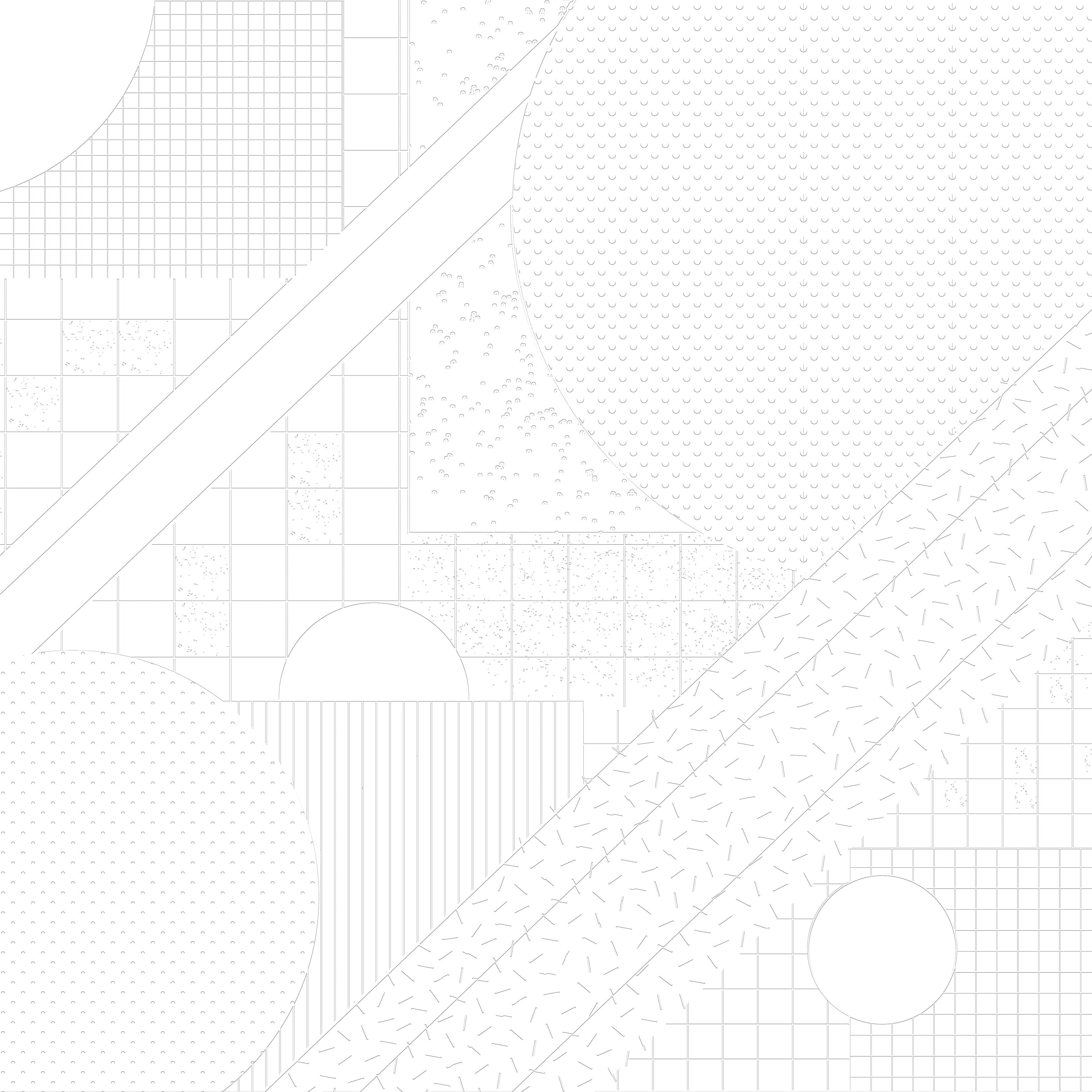 3D Pulse Wave - Paintable Mural