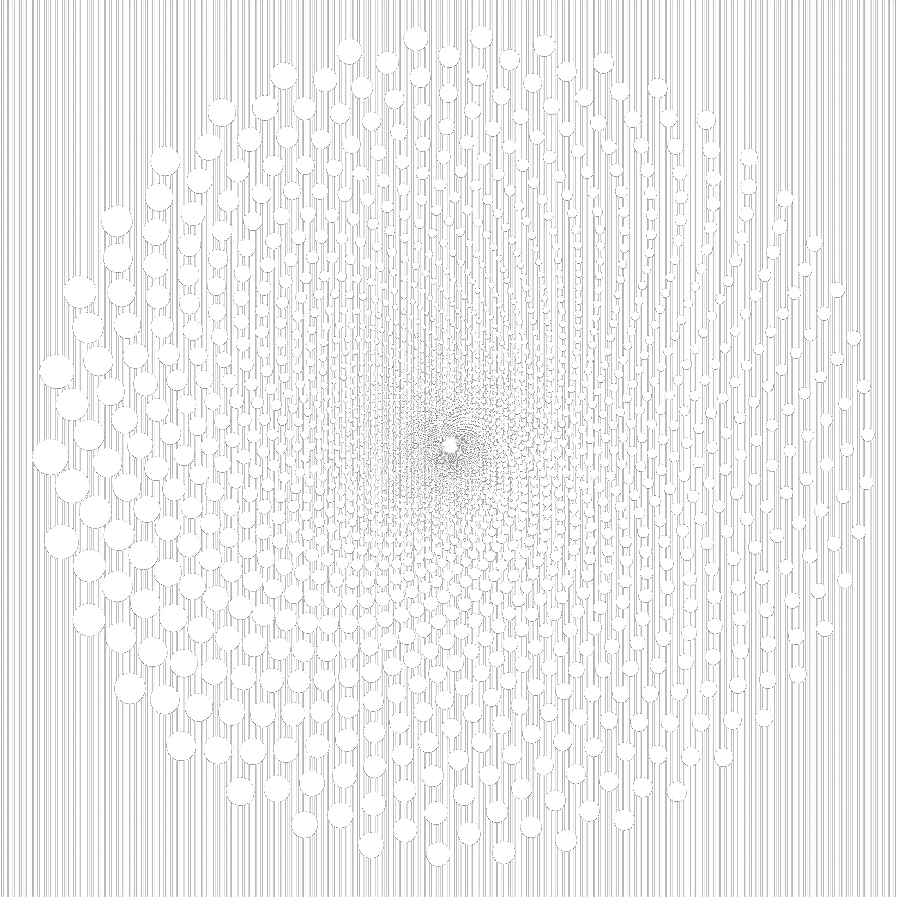 3D Radiant Motion - Paintable Mural