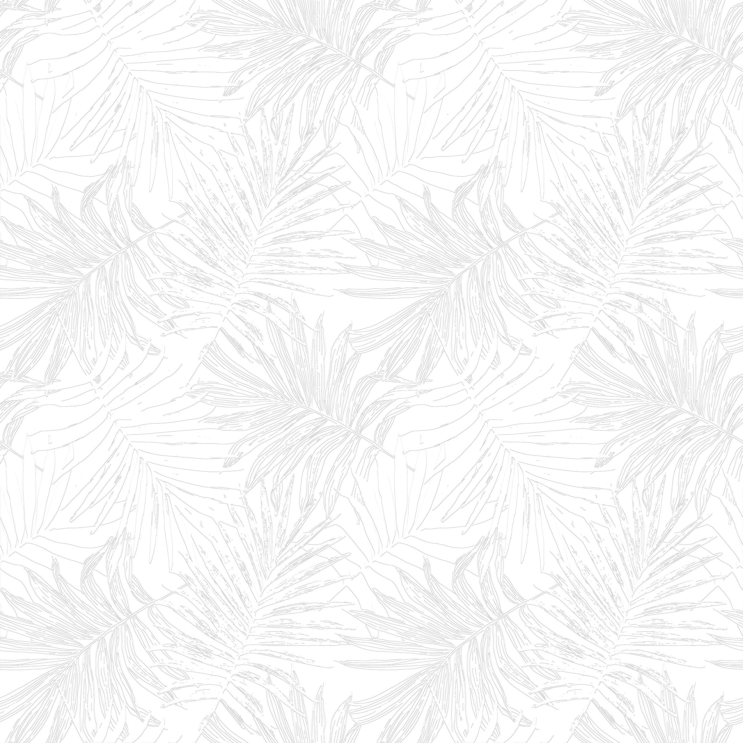 3D Artisan Fern Grove - Paintable Wallpaper
