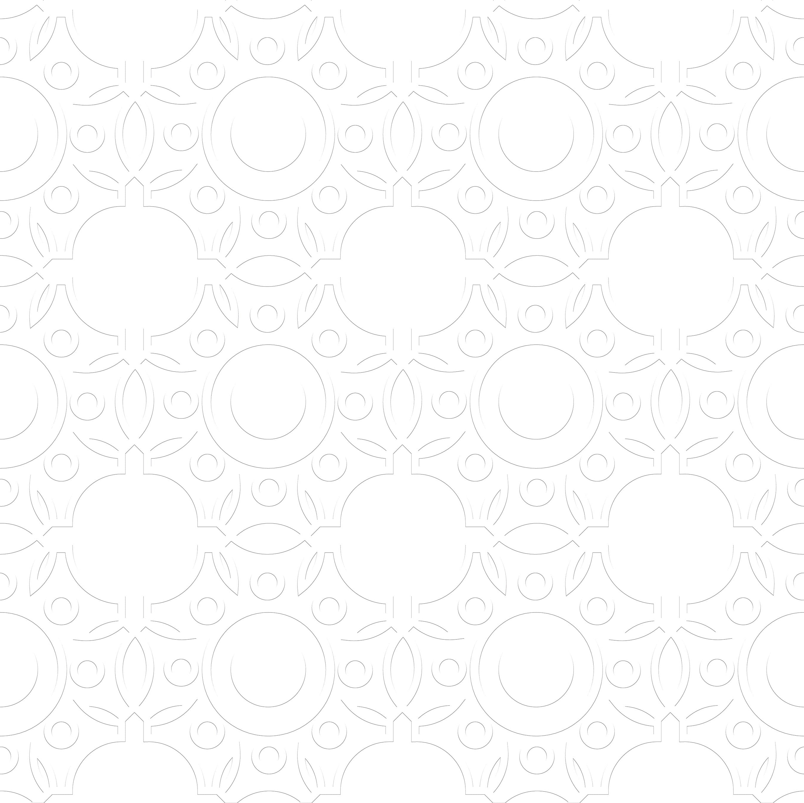 3D Regal Geometric Compass - Paintable Wallpaper