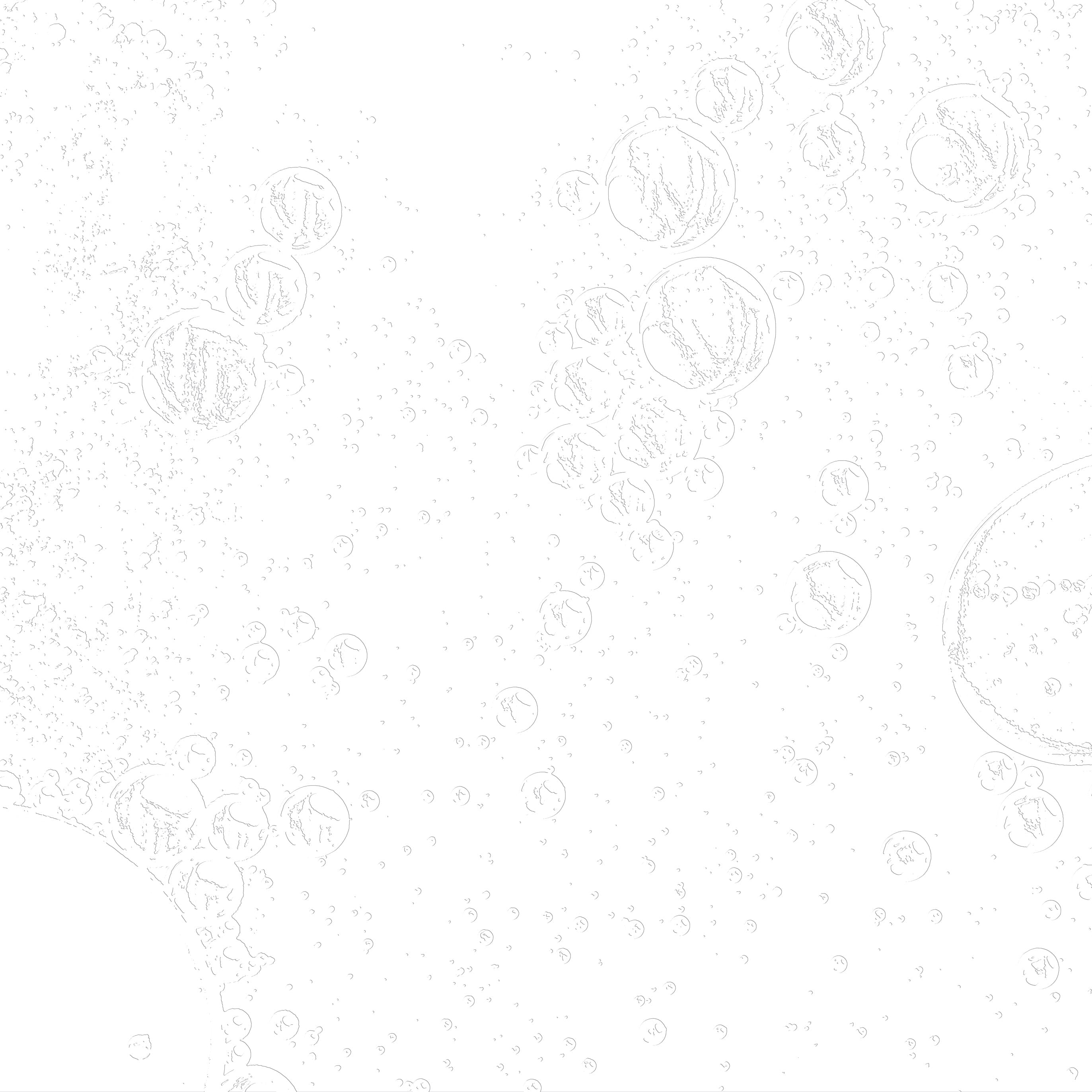 3D Hydro Bubbles - Paintable Mural