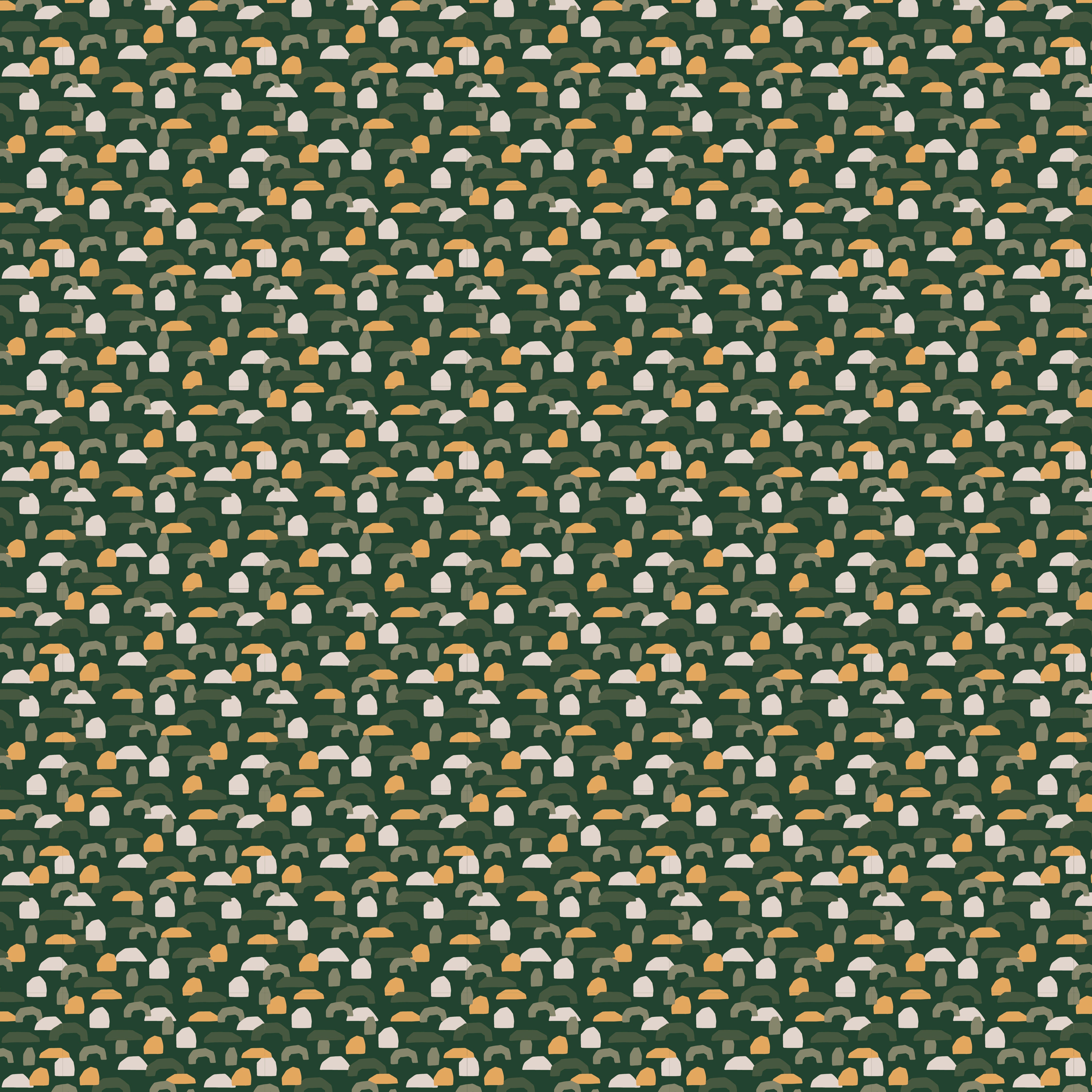 Tutti Frutti- Olive Abstract Scatter