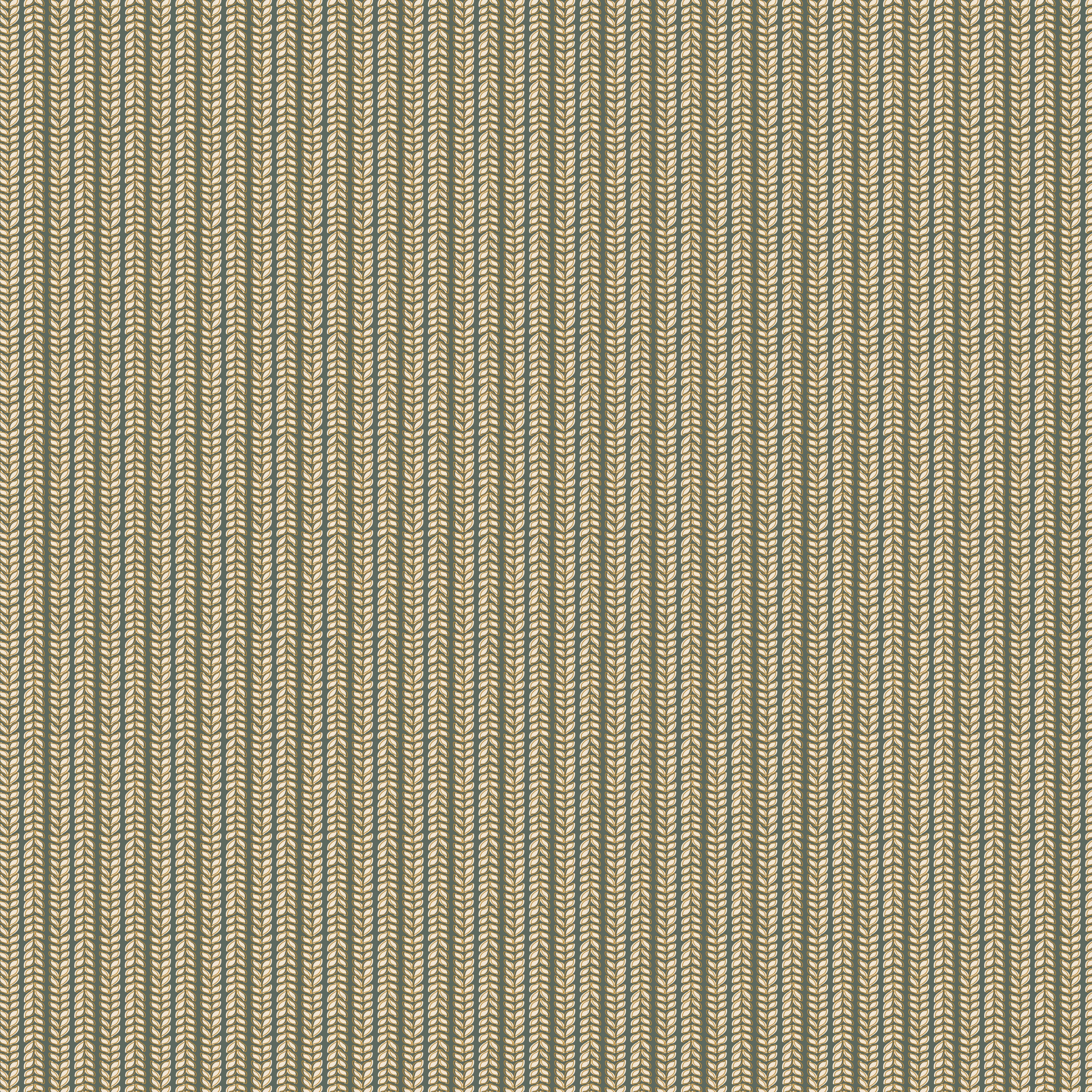 Patchwork Garden - Woven Leaf Stripe
