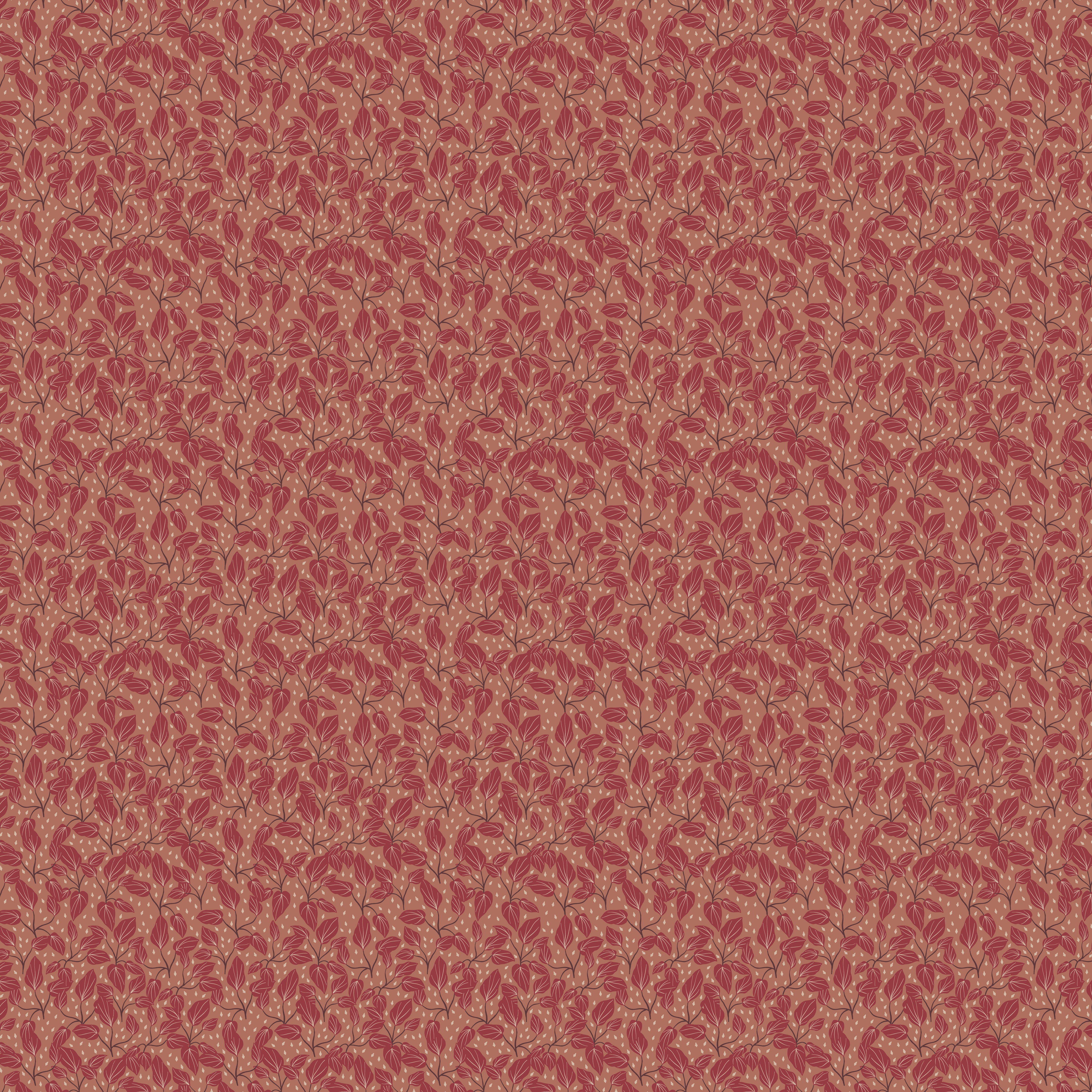Heritage Prints - Morris Red Bellflower