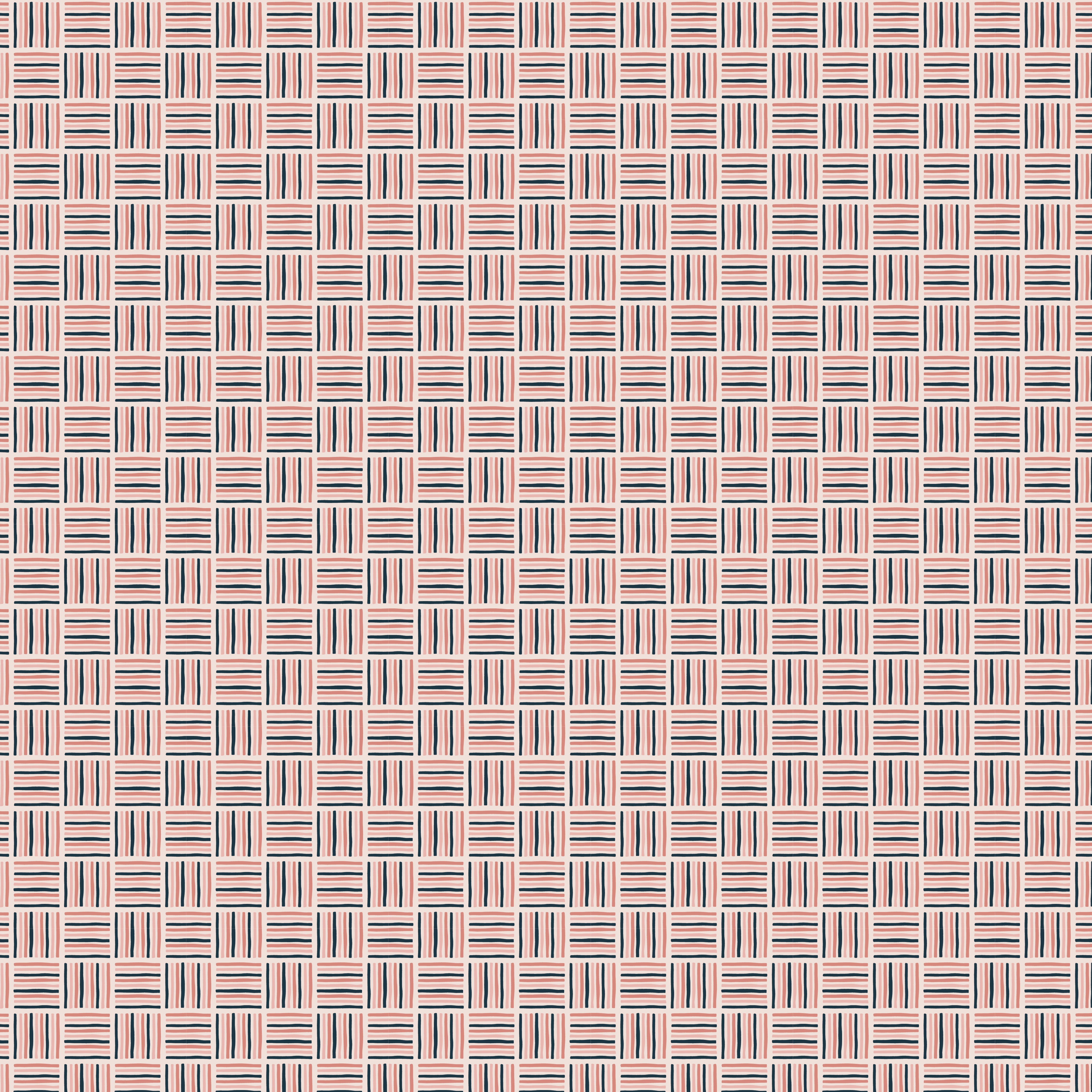 Blush & Indigo - Woven Harmony