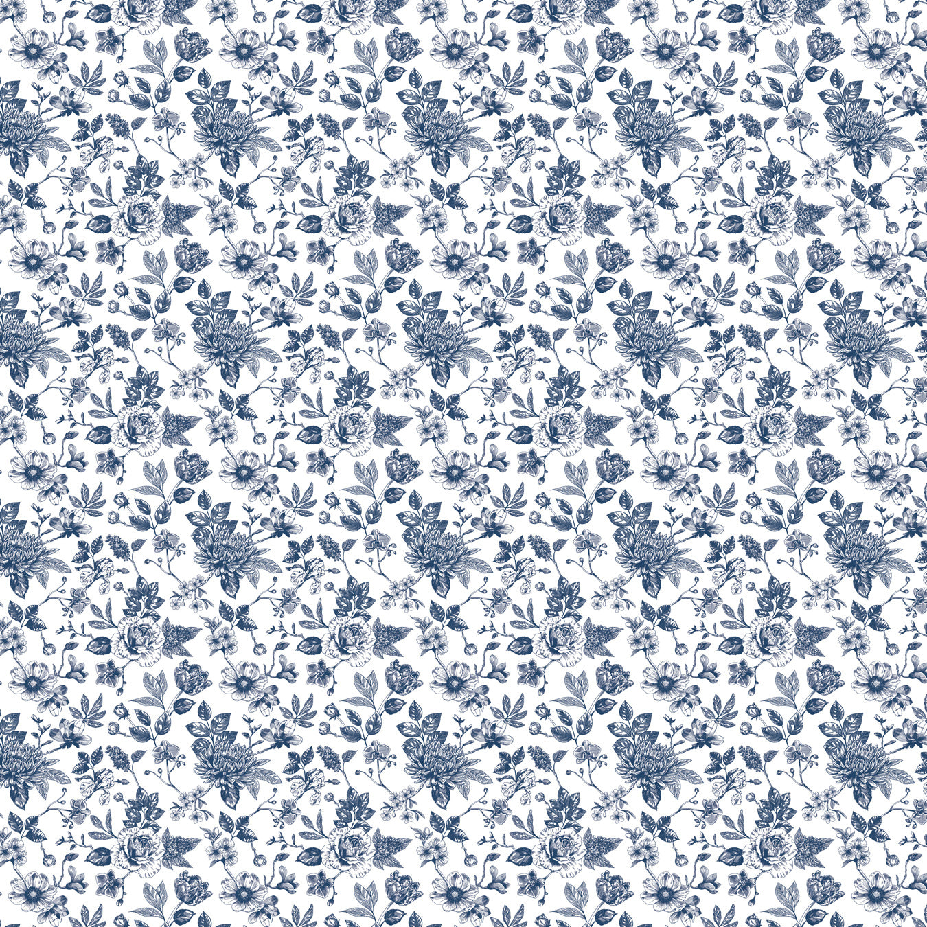 Victorian Indigo Bloom