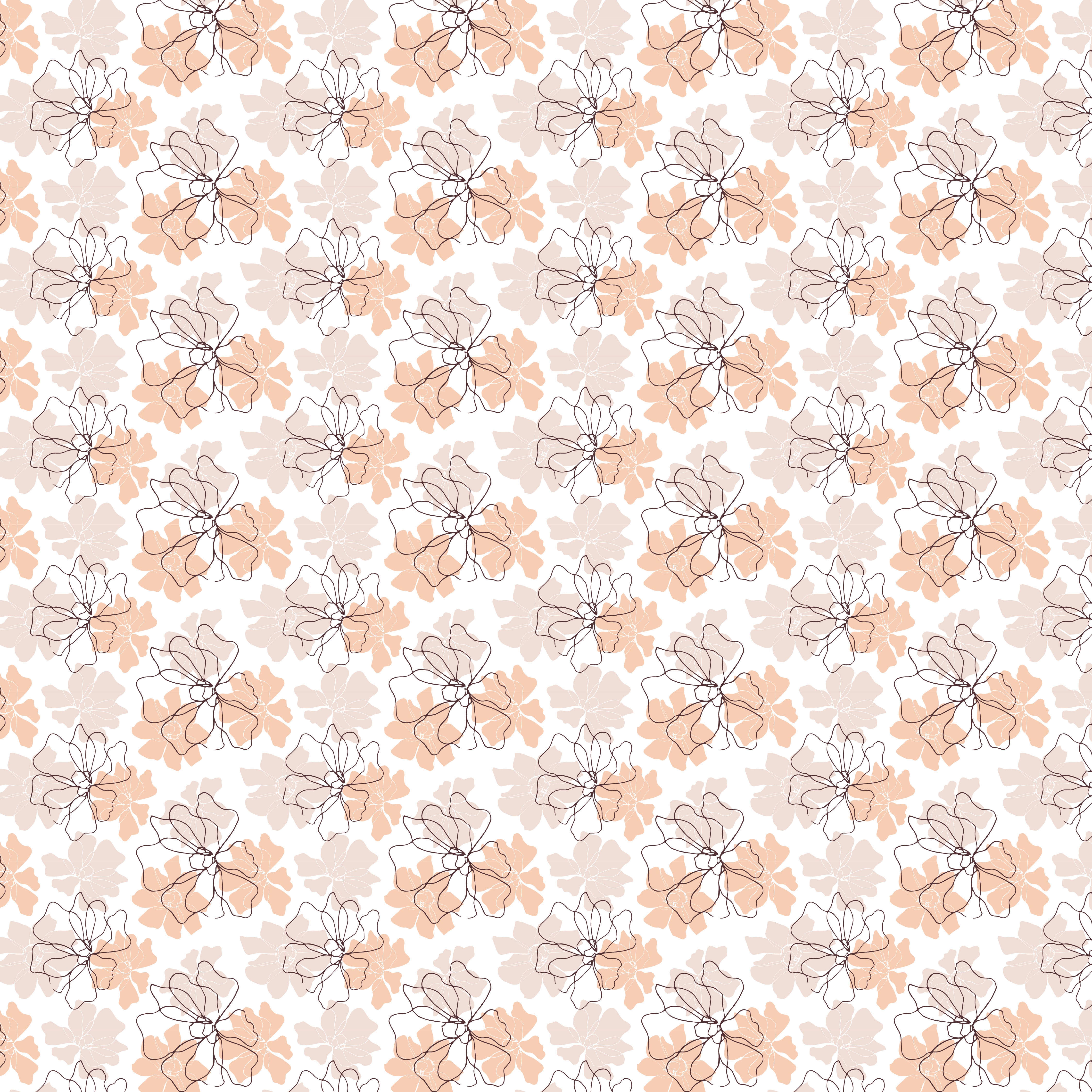 Abstract Soft Blossom