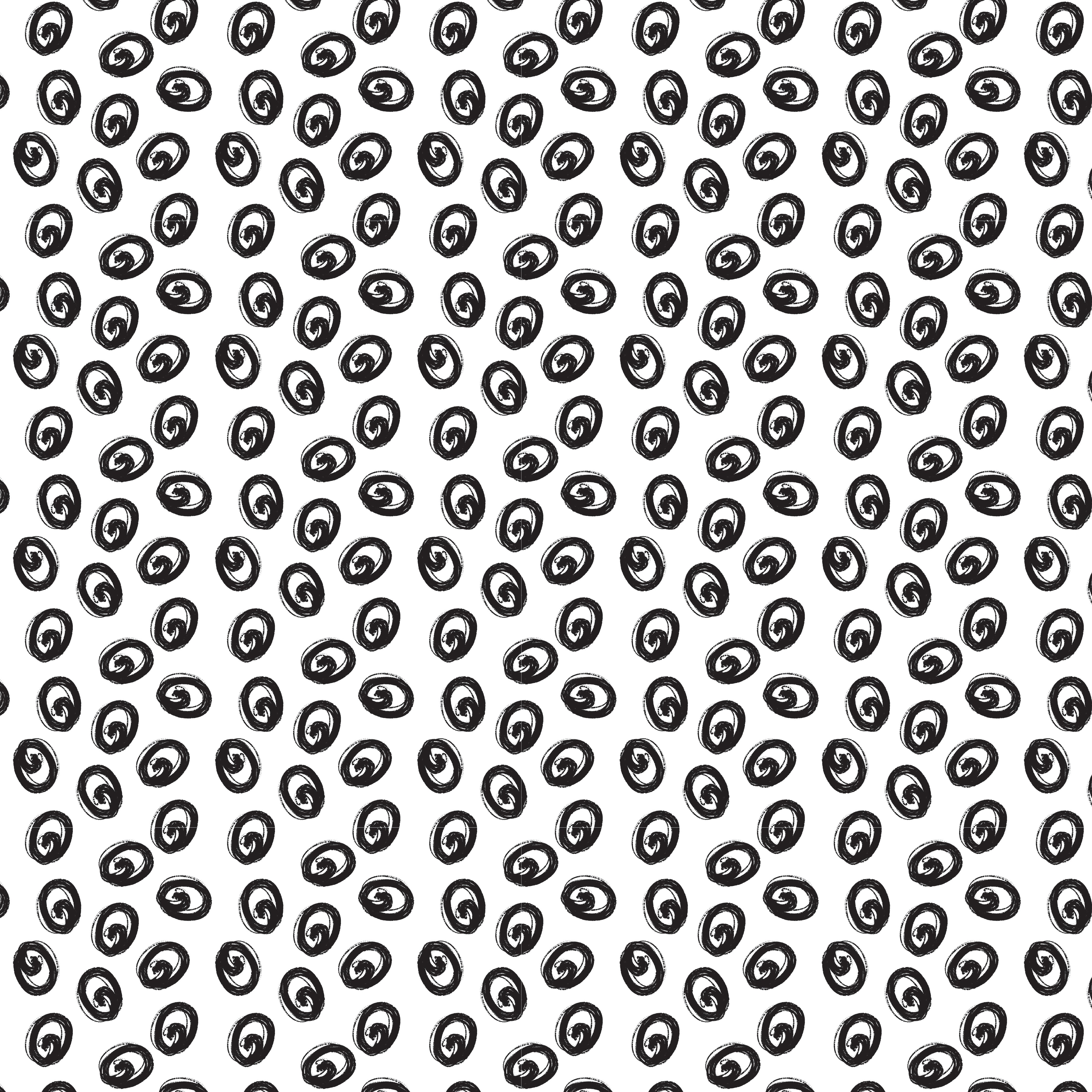 Monochrome Muse - Swirled Dots
