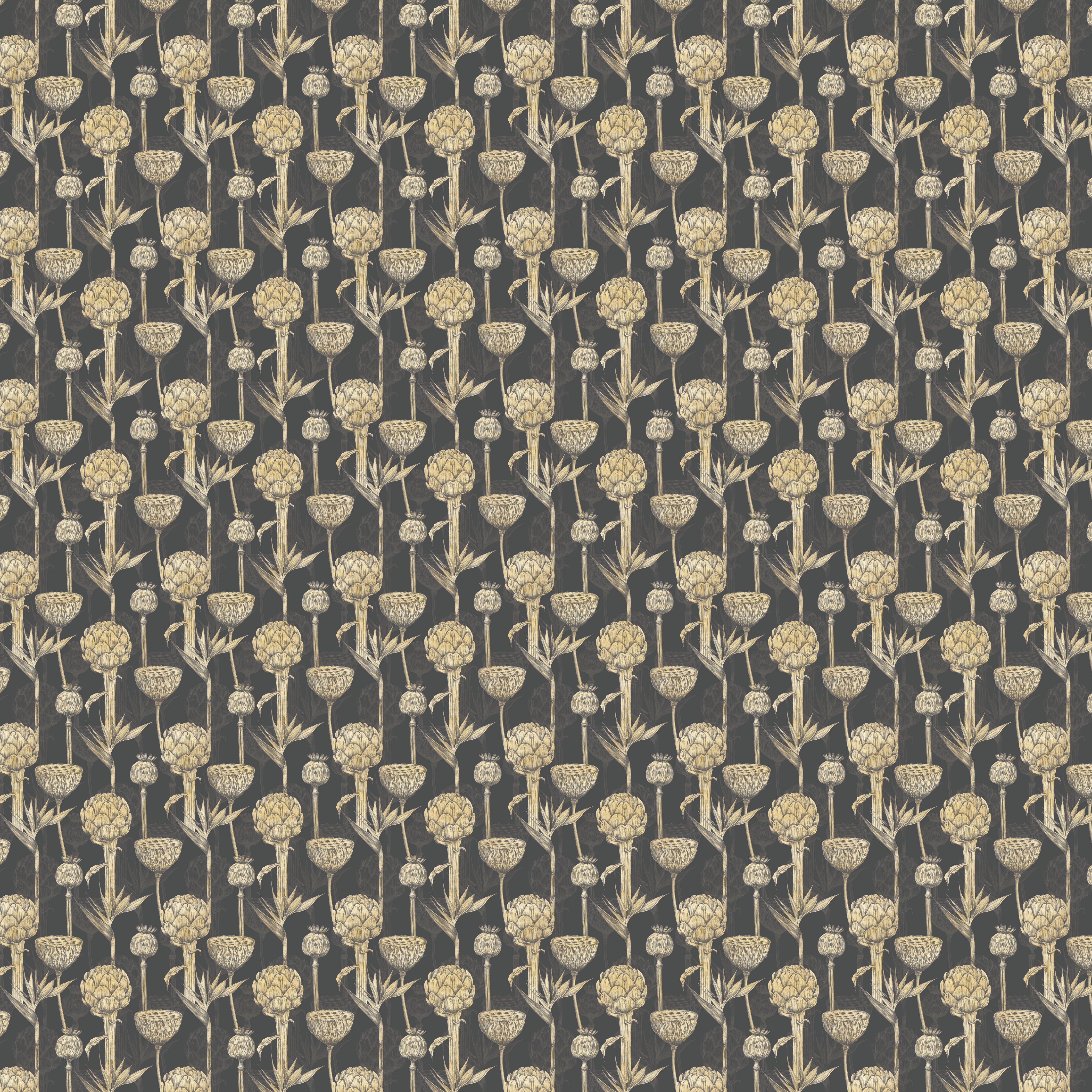 Golden Thistle Tapestry