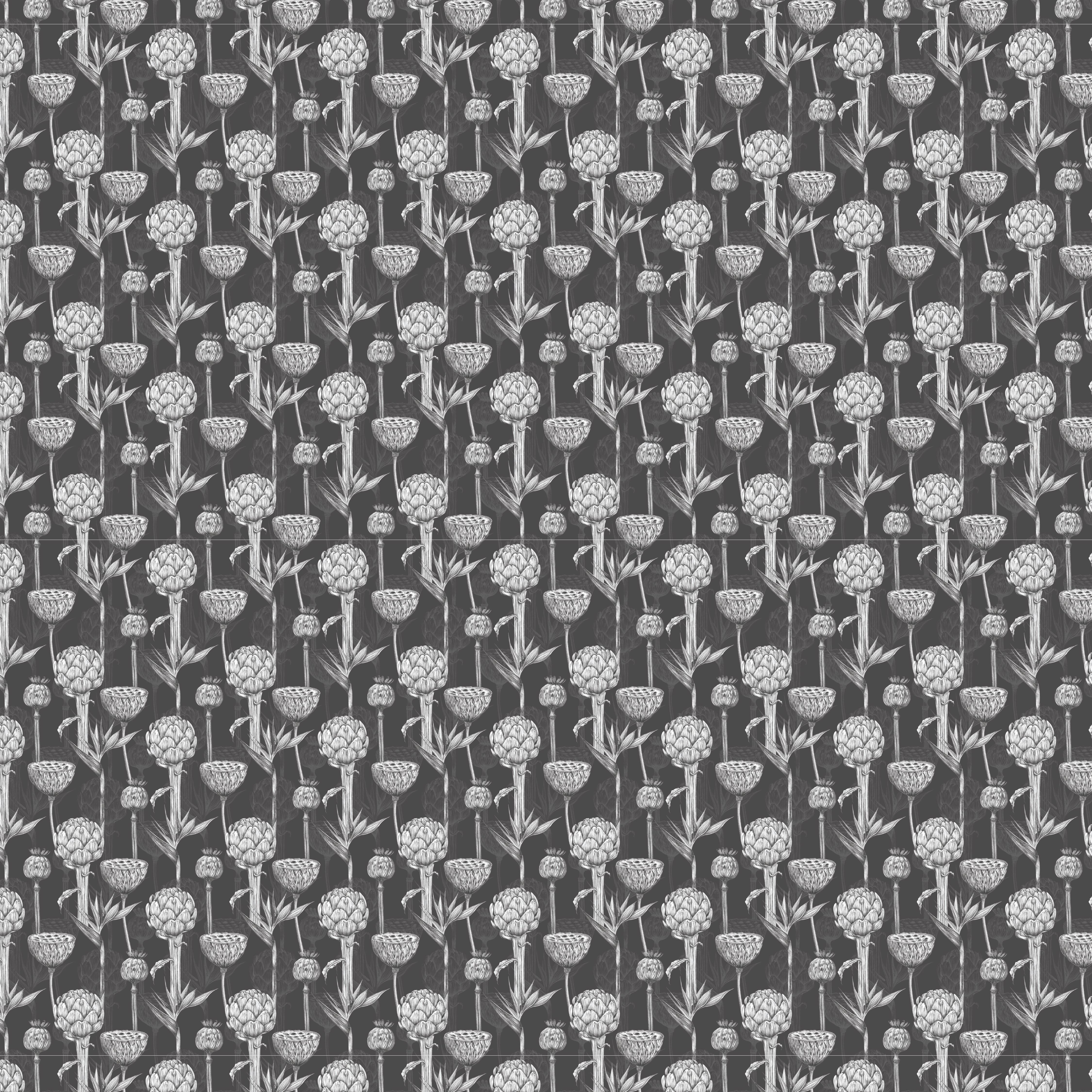 Monochromatic Thistle Motif