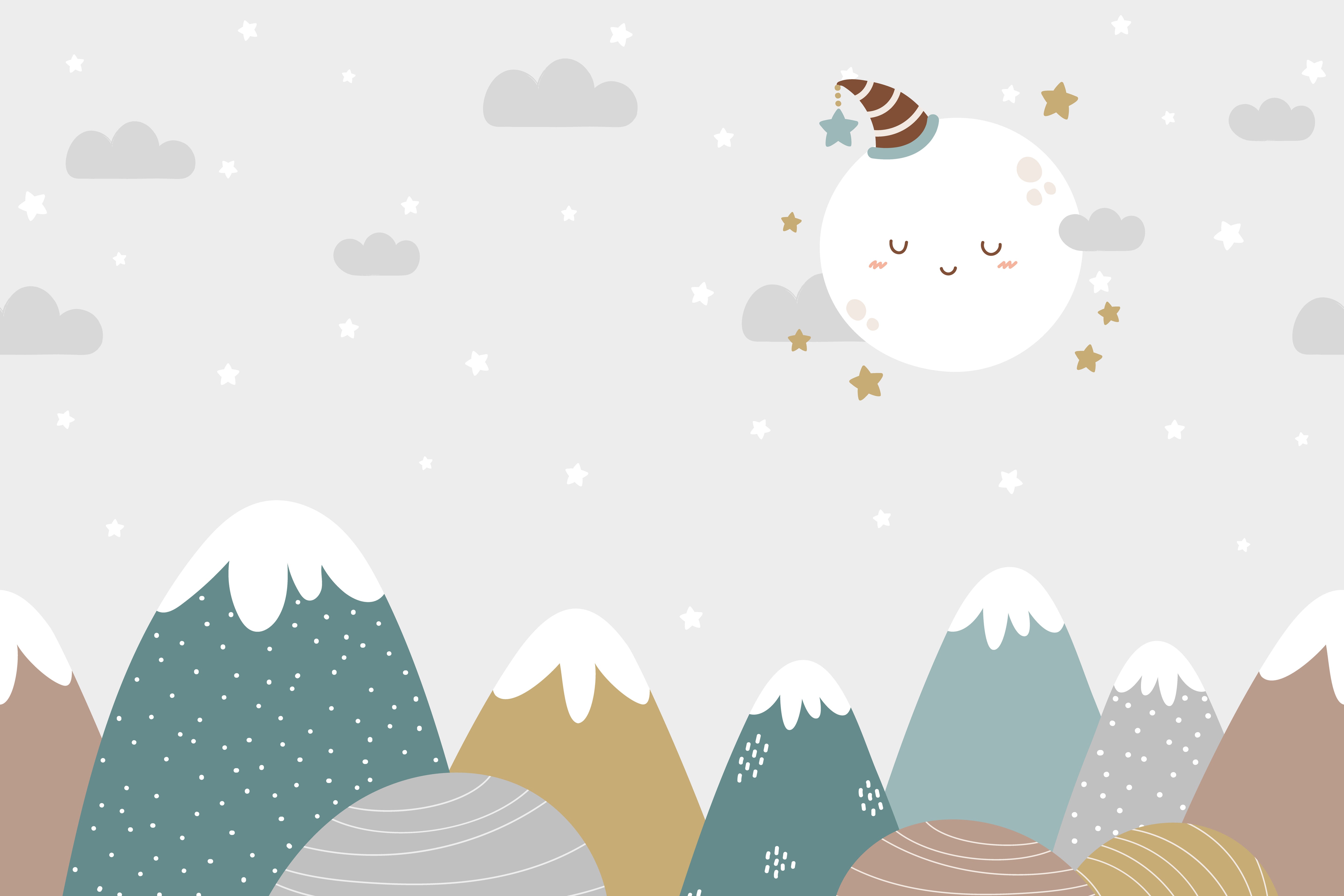 Moonlit Mountain Dreams
