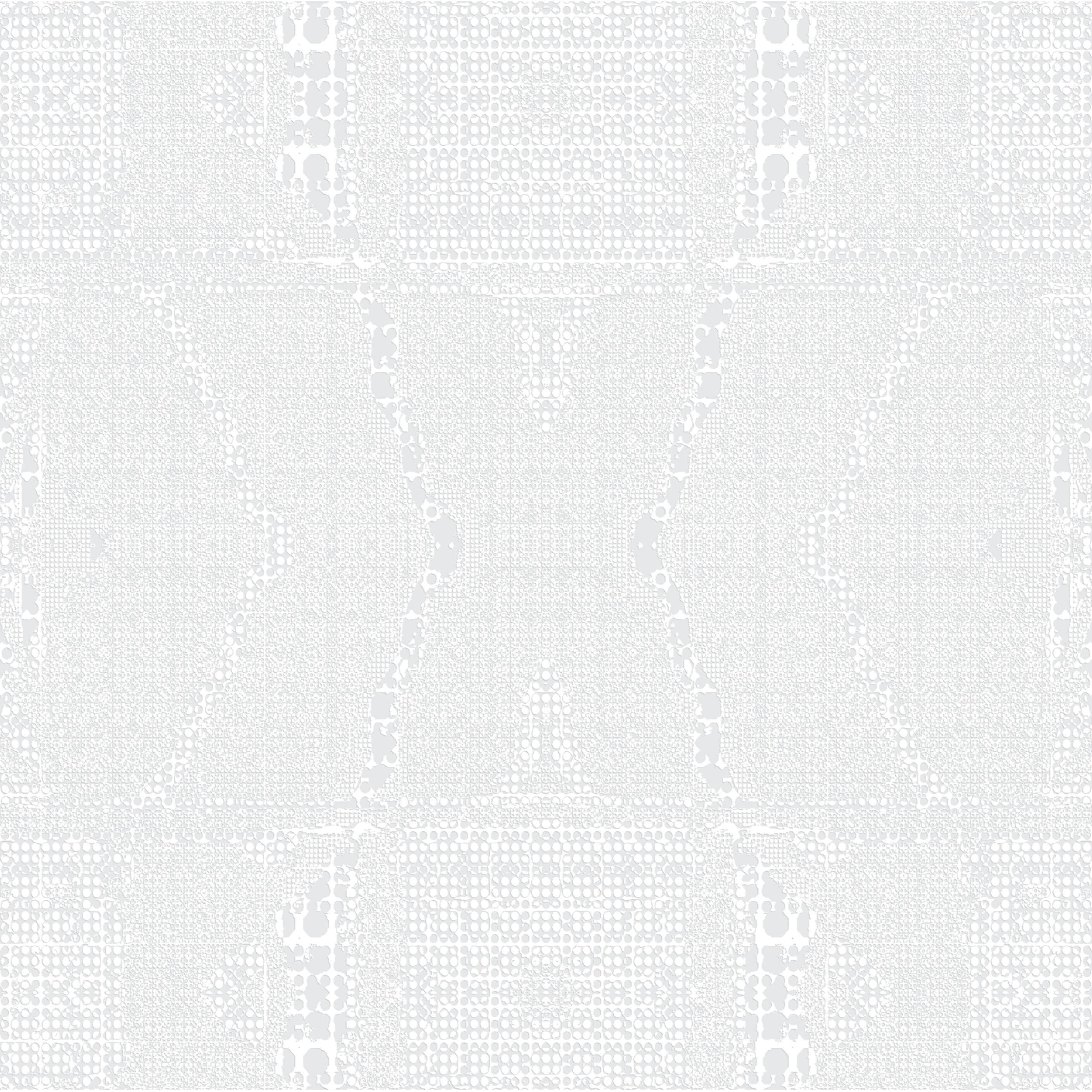 3D Delicate Symmetry - Paintable Wallpaper