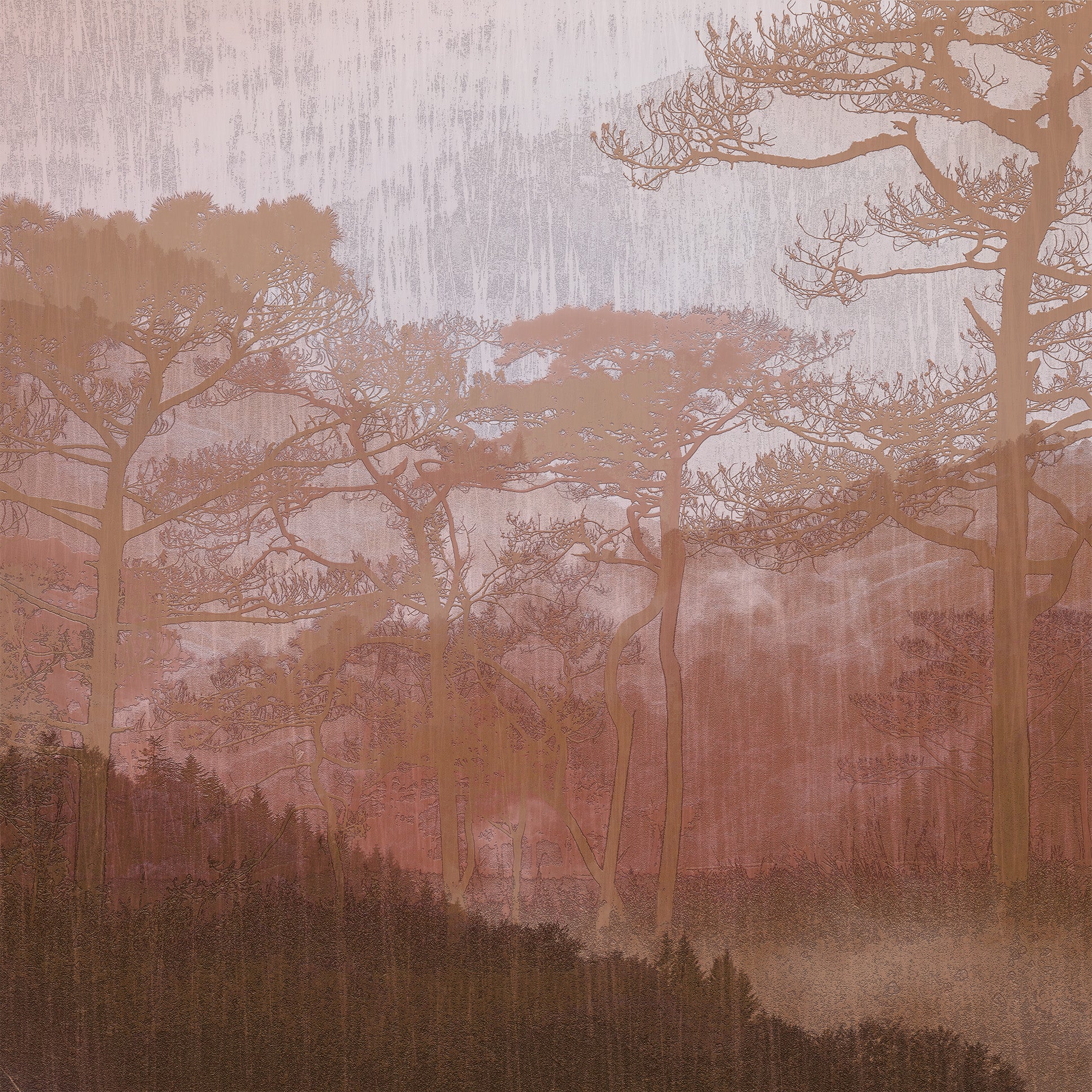 3D Forest Whispers - Printed Mural